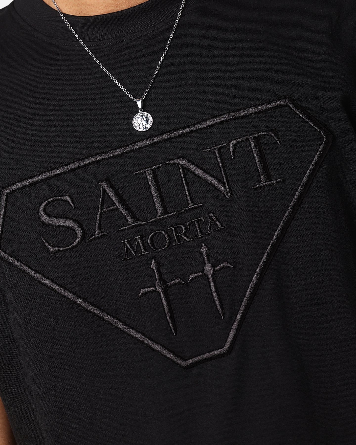 Saint Morta Liberty Lafayette T-Shirt Black/Black、mySite、zt4zffjzw