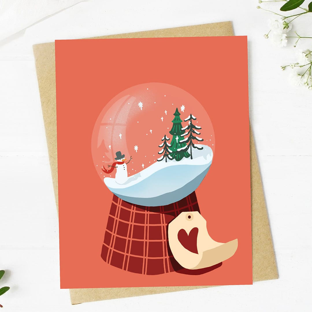  Snow Globe Christmas Card、mySite、ghnorth