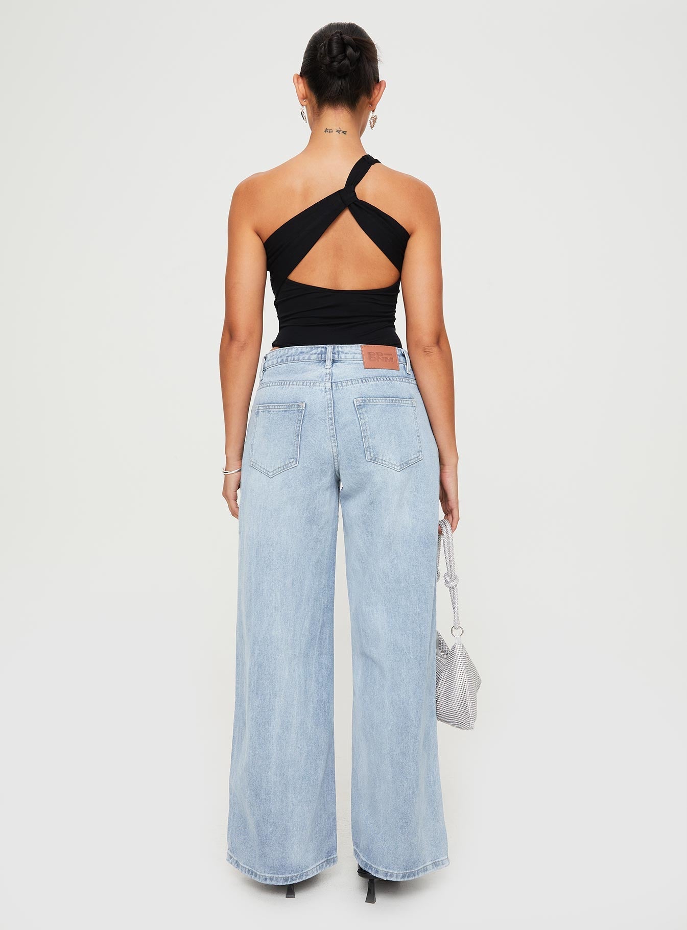 Ramos Low Rise Denim Jeans Light Wash Petite、mySite、solidvoid