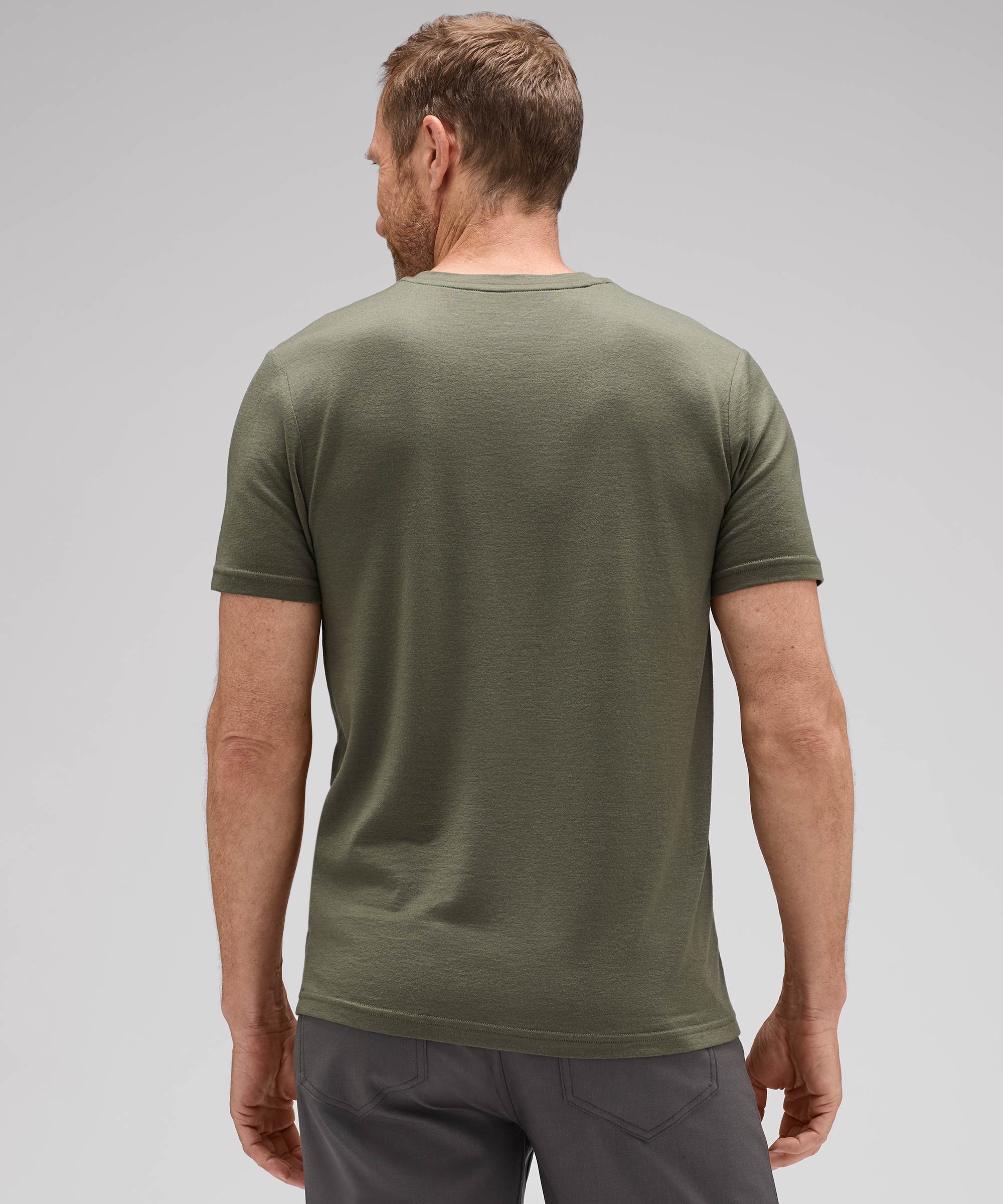 Men's Merino V-Neck T-Shirt、mySite、noshort