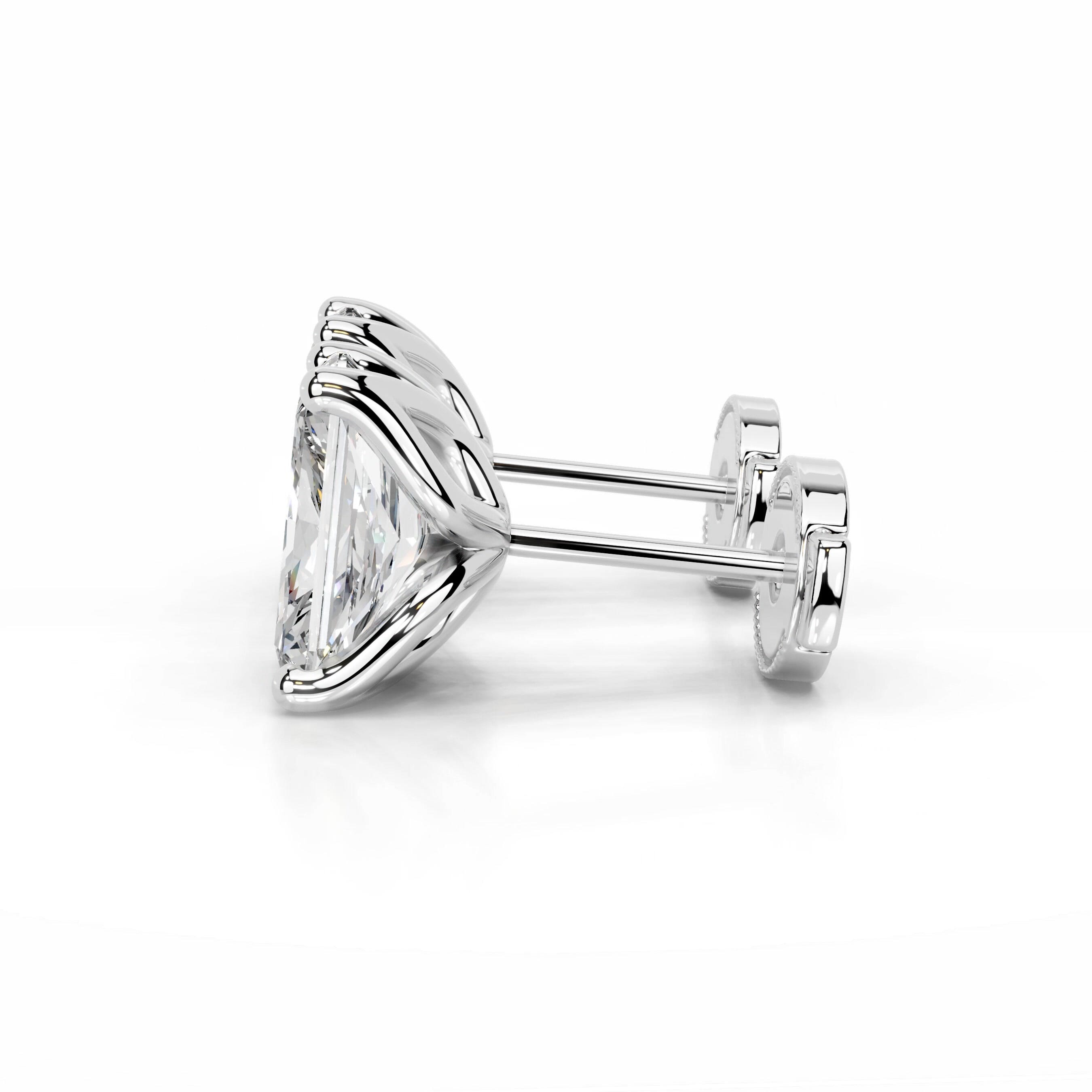 Doris Diamond Studs Earrings - 14K White Gold、mySite、hinf8tx79