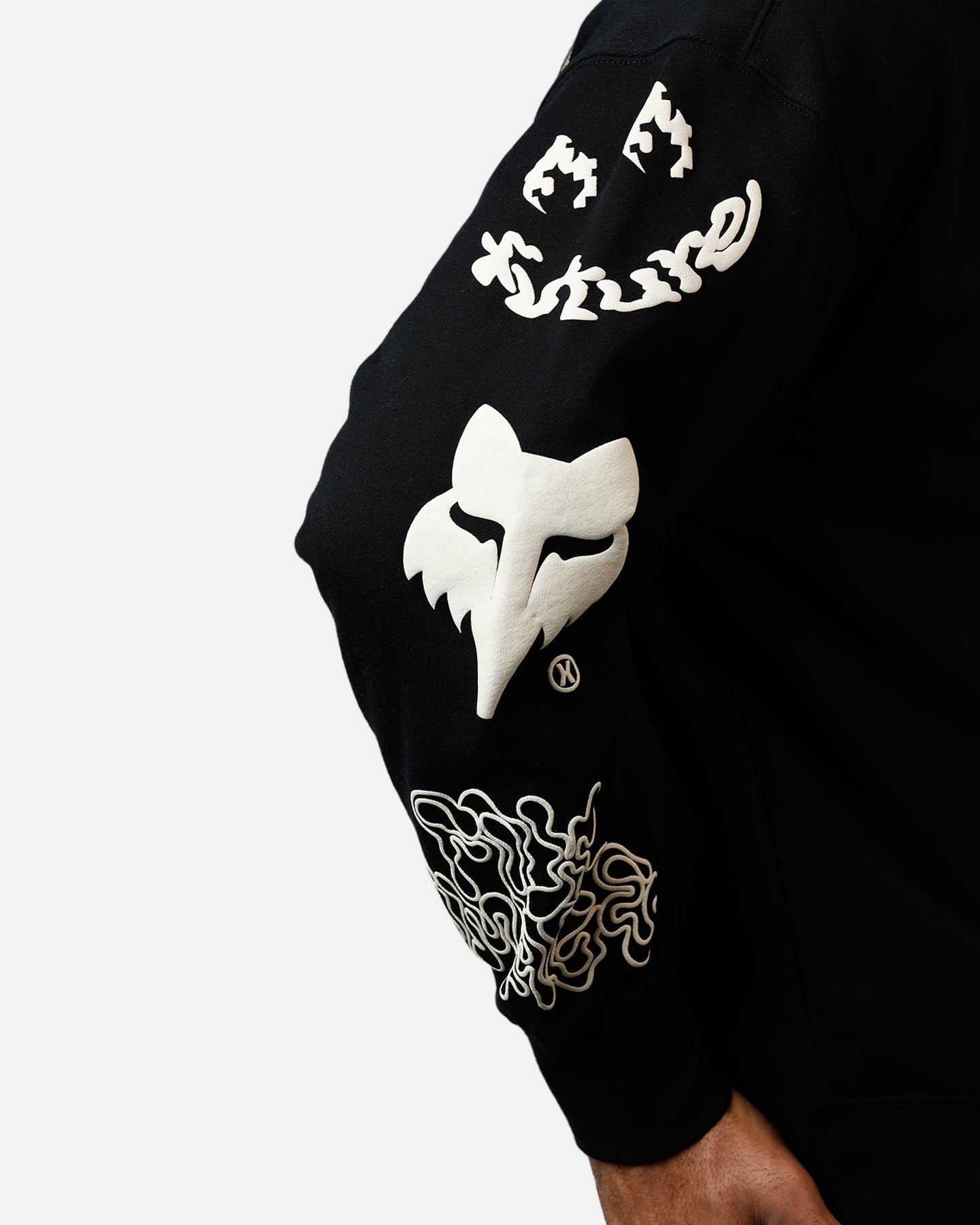 Fox Racing Hello Future Oversized Crewneck Black、mySite、zt4zffjzw