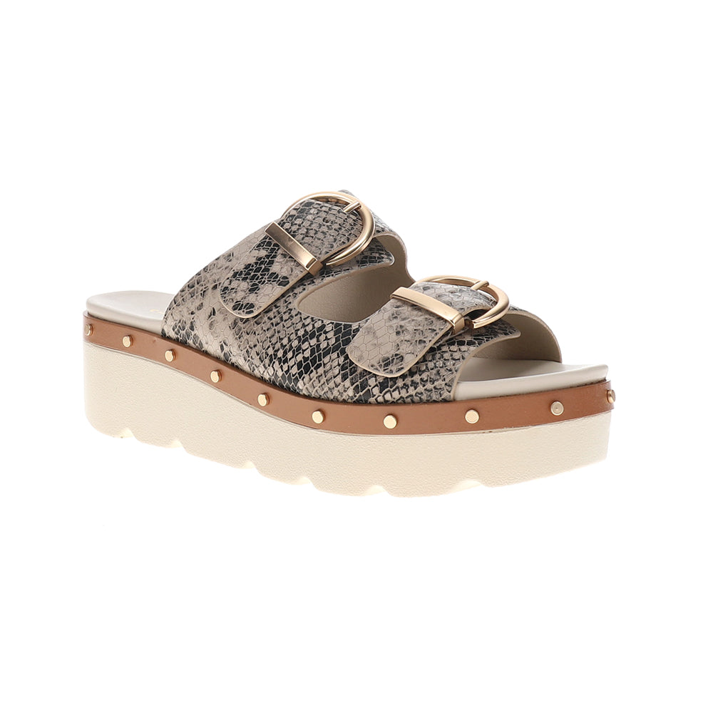 Surfs Up Snake Print Platform Slide Sandals、mySite、gtrtttuynbv