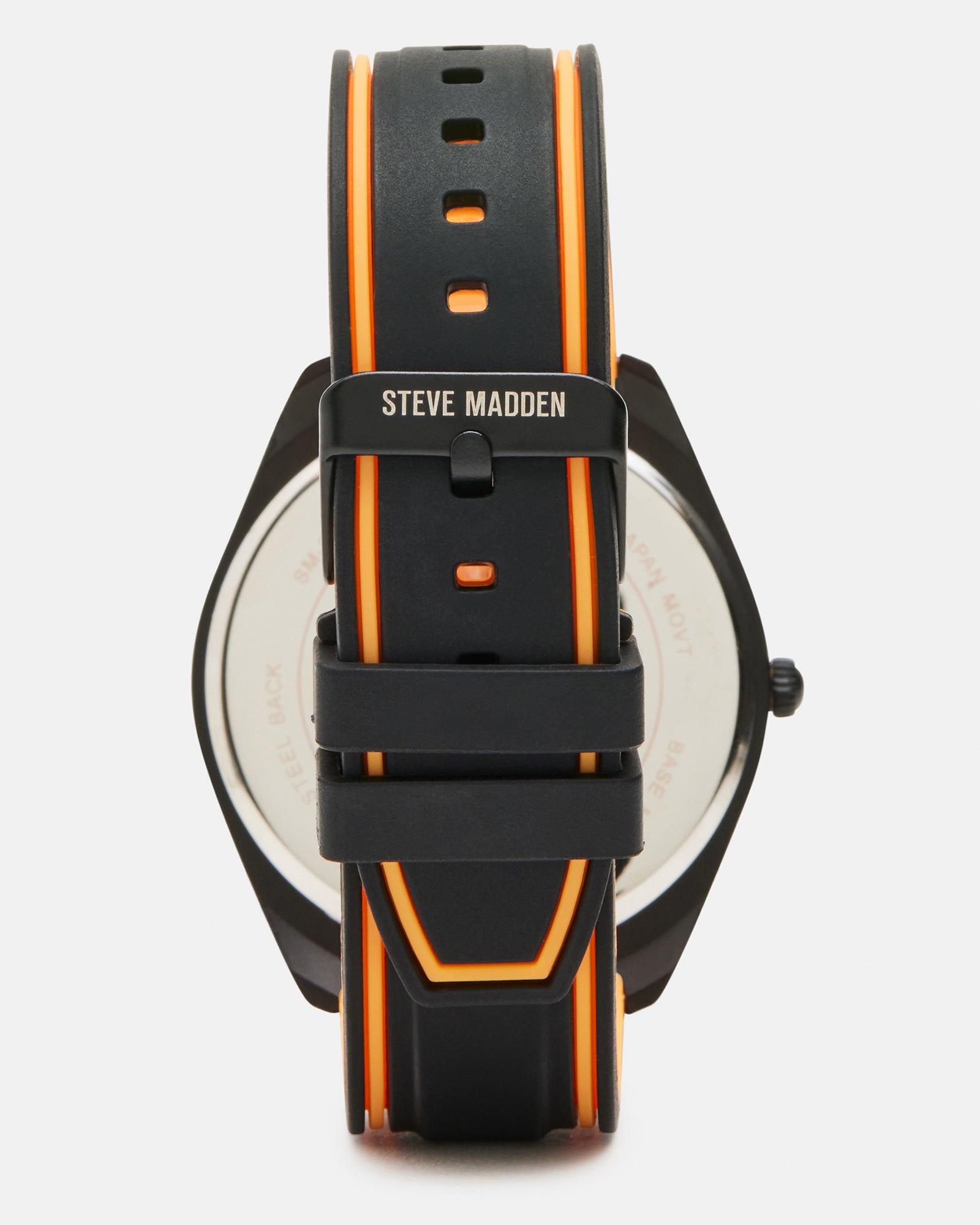 MEN'S SILICONE WATCH BLACK/ORANGE、mySite、gtrtttuynbv