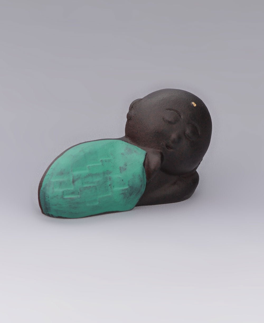 Cast Iron Resting Baby Jizo Statue, Made in Japan、mySite、topwebapps
