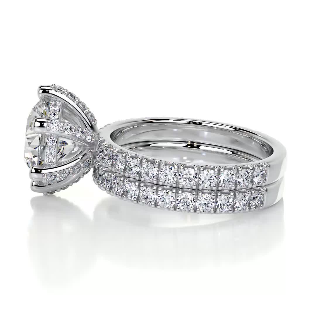 Paris Lab Grown Diamond Bridal Set -14K White Gold、mySite、hinf8tx79