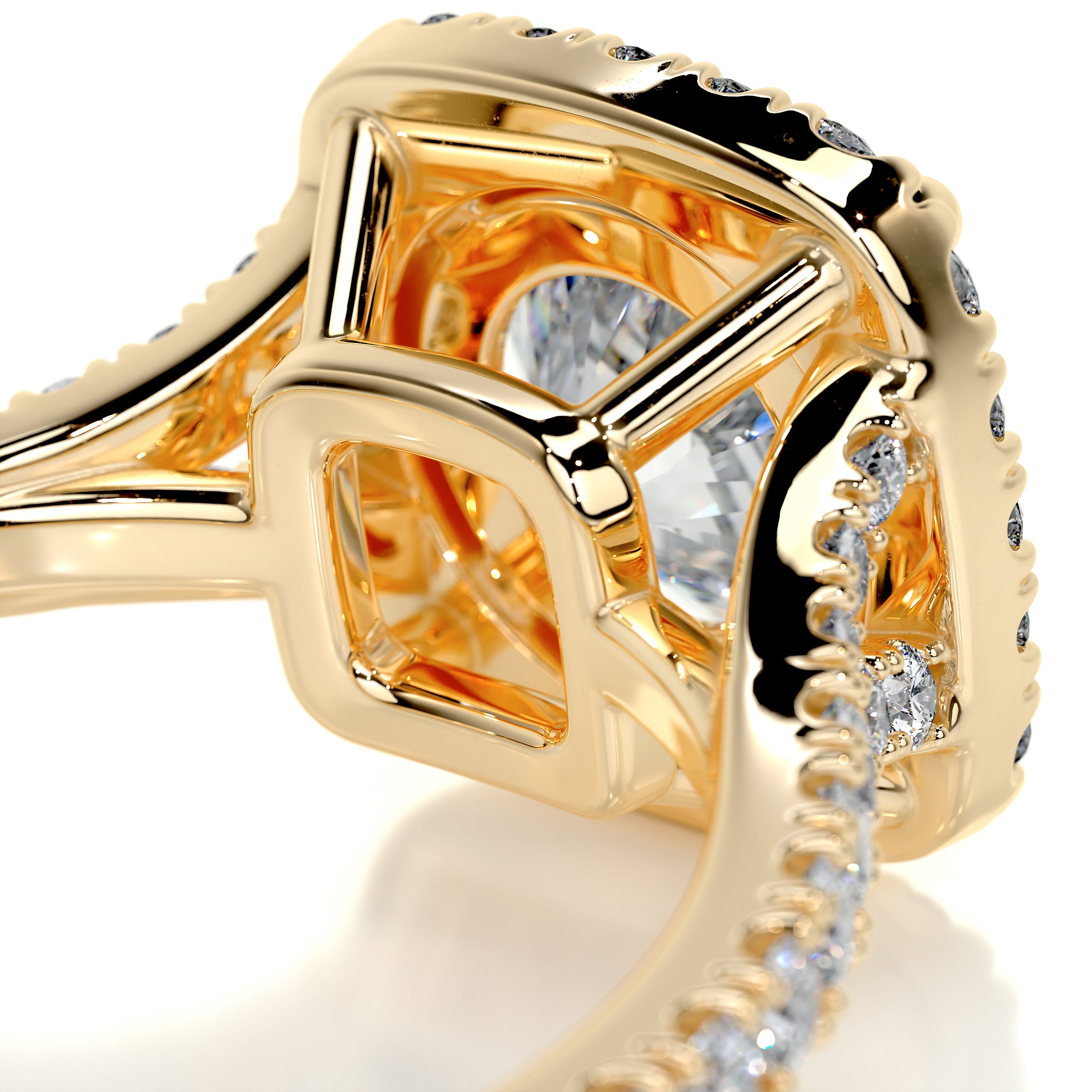 Addison Diamond Engagement Ring -18K Yellow Gold、mySite、hinf8tx79