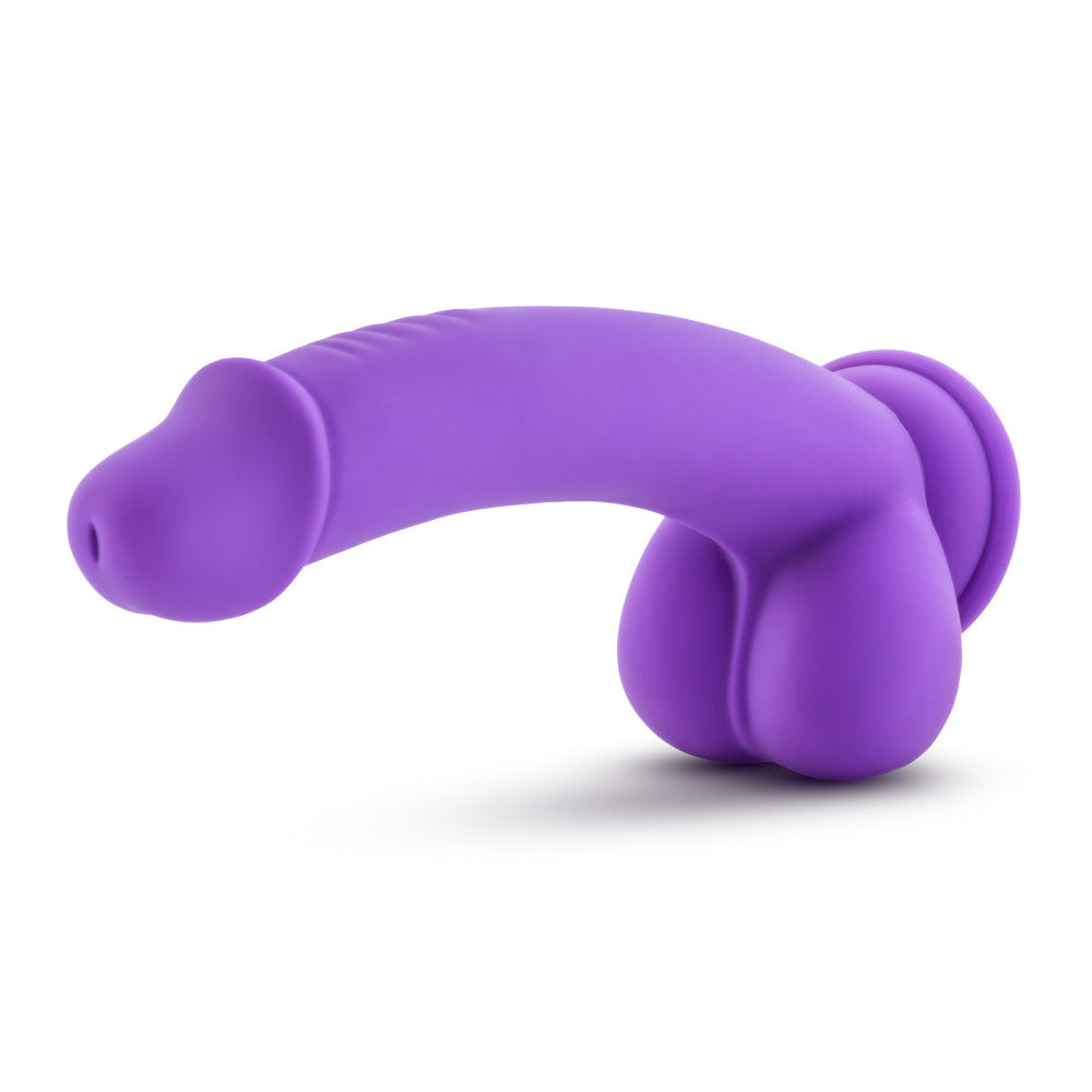 Ruse By Blush® | D Thang Realistic G-Spot Purple 7.75-Inch Long Dildo With Balls & Suction Cup Base、mySite、bottomscart