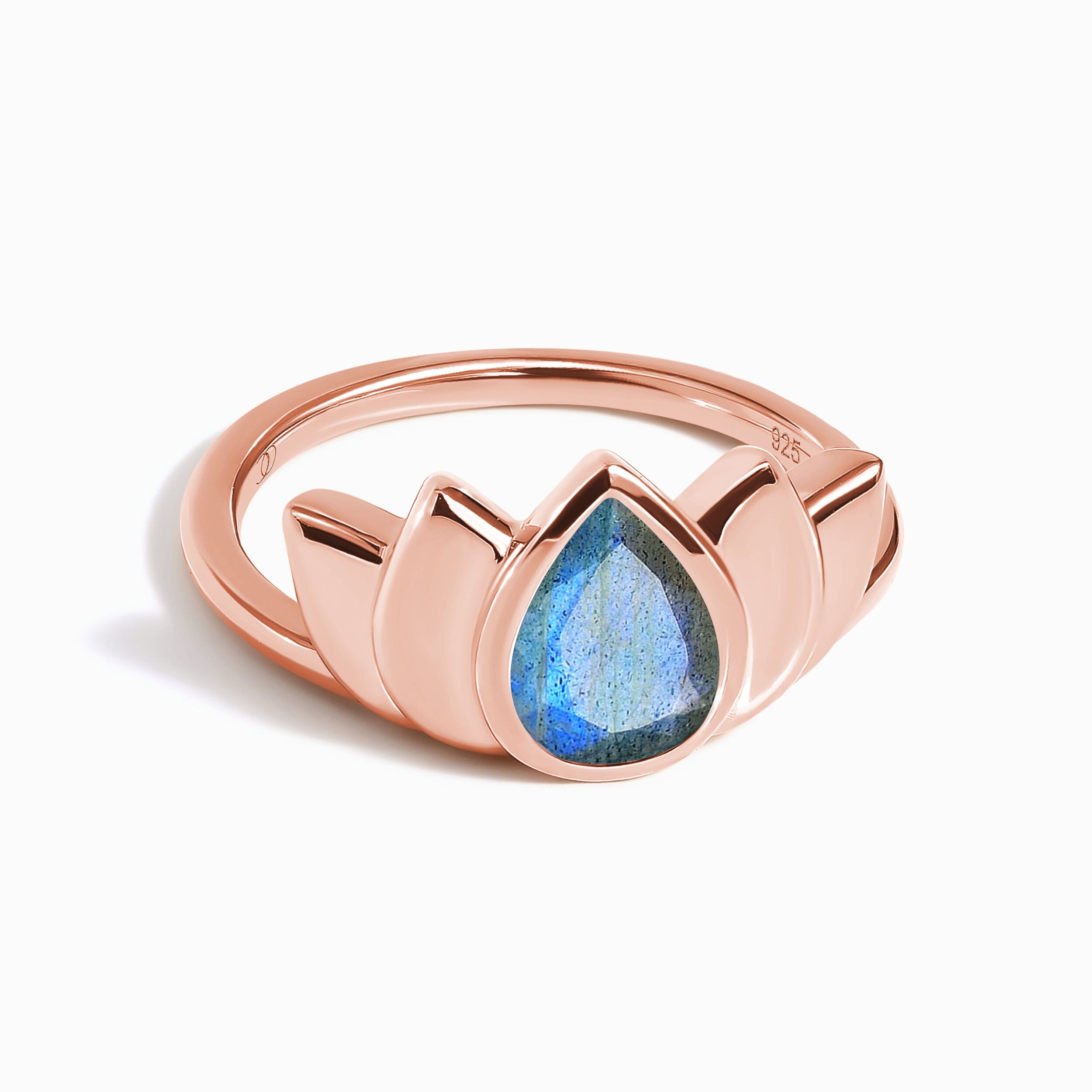 Labradorite Ring - Sacred Lotus、mySite、hinf8tx79