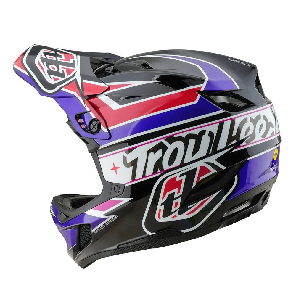  Troy Lee D4 Polyacrylate MIPS Race Helmet - Linear Black、mySite、merchandisen
