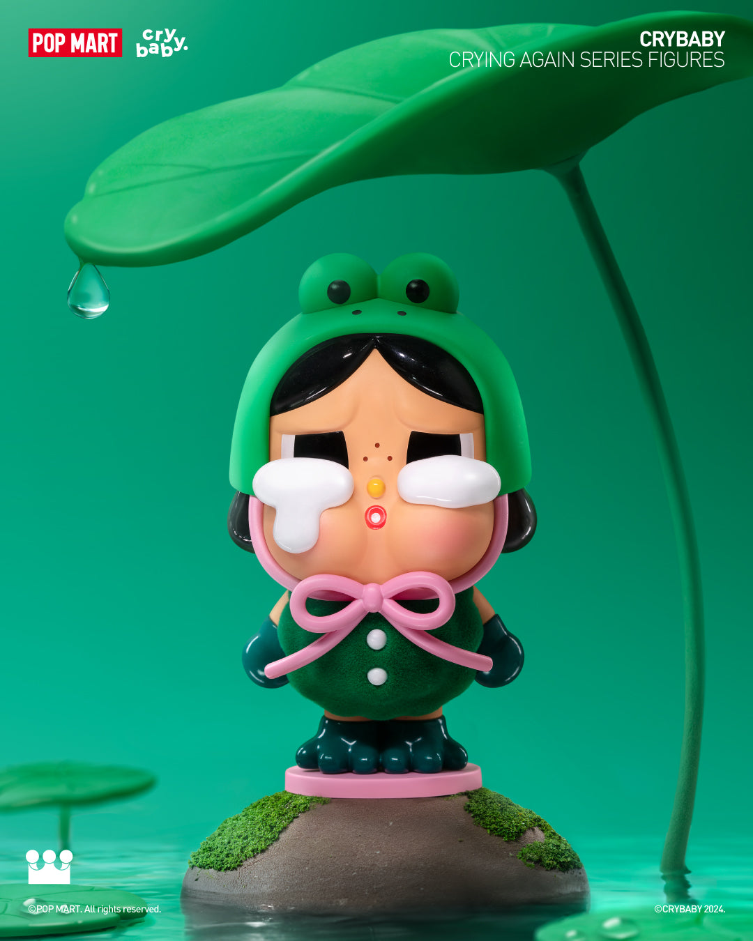  POP MART CRYBABY Crying Again Series Figures、mySite、greenlandpopulation