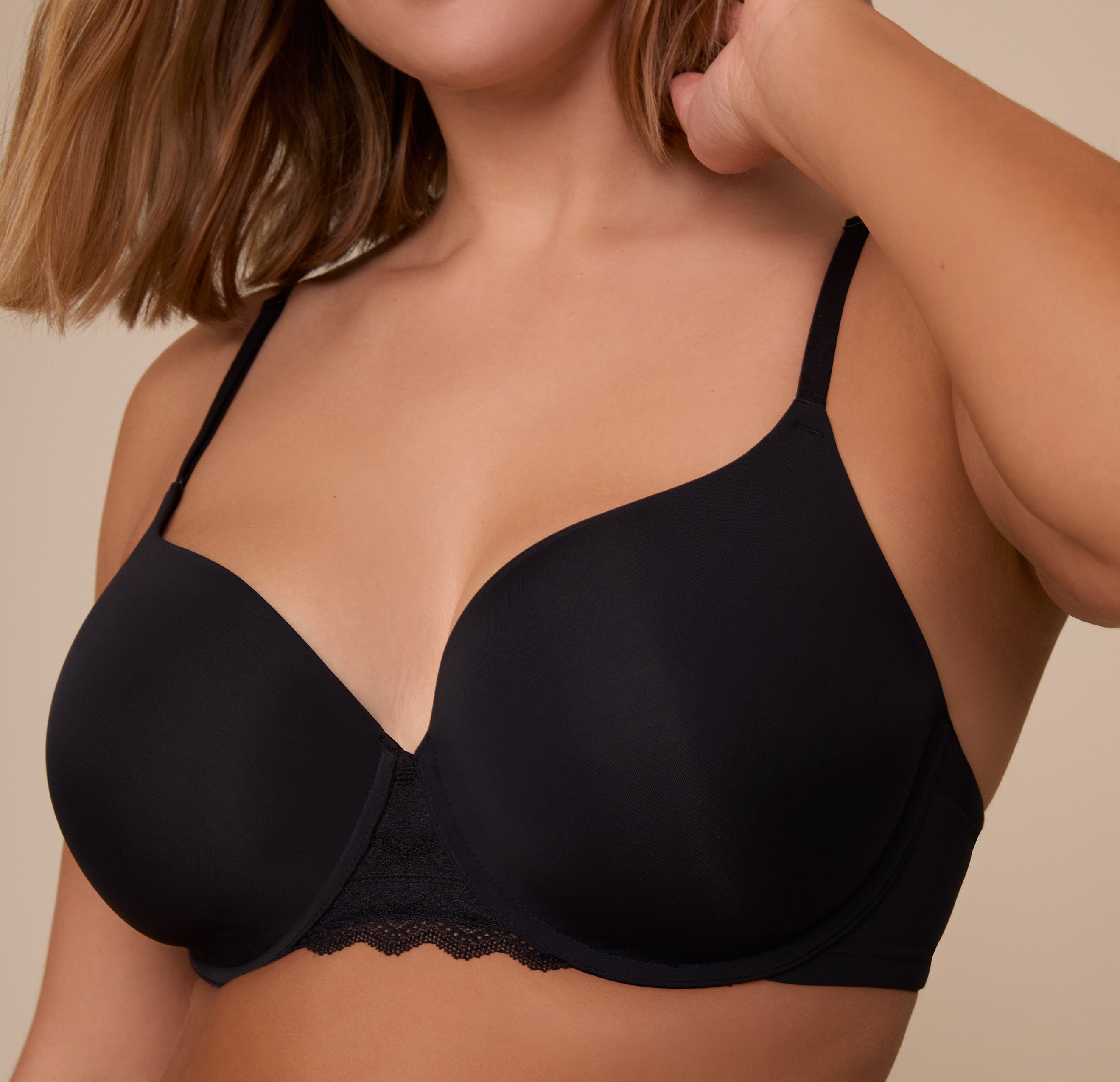 Base Lace T-Shirt Bra - Black、mySite、bengalsvssteelers