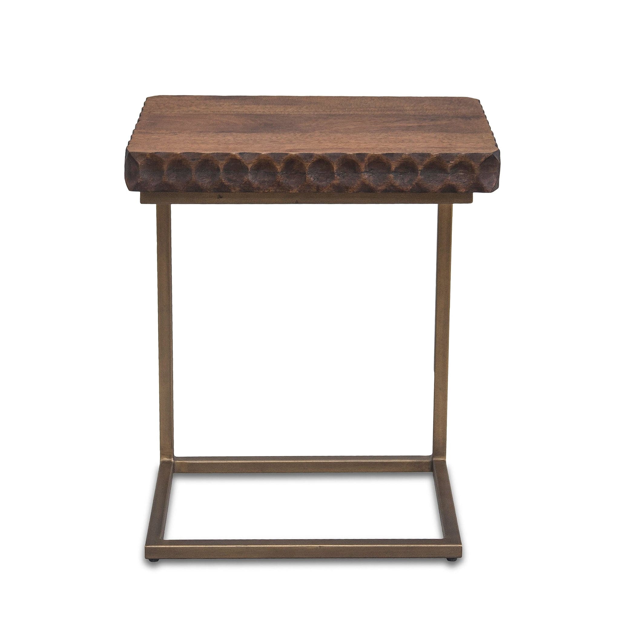 Vallarta 24 Modern Carved Side Table、mySite、neckold