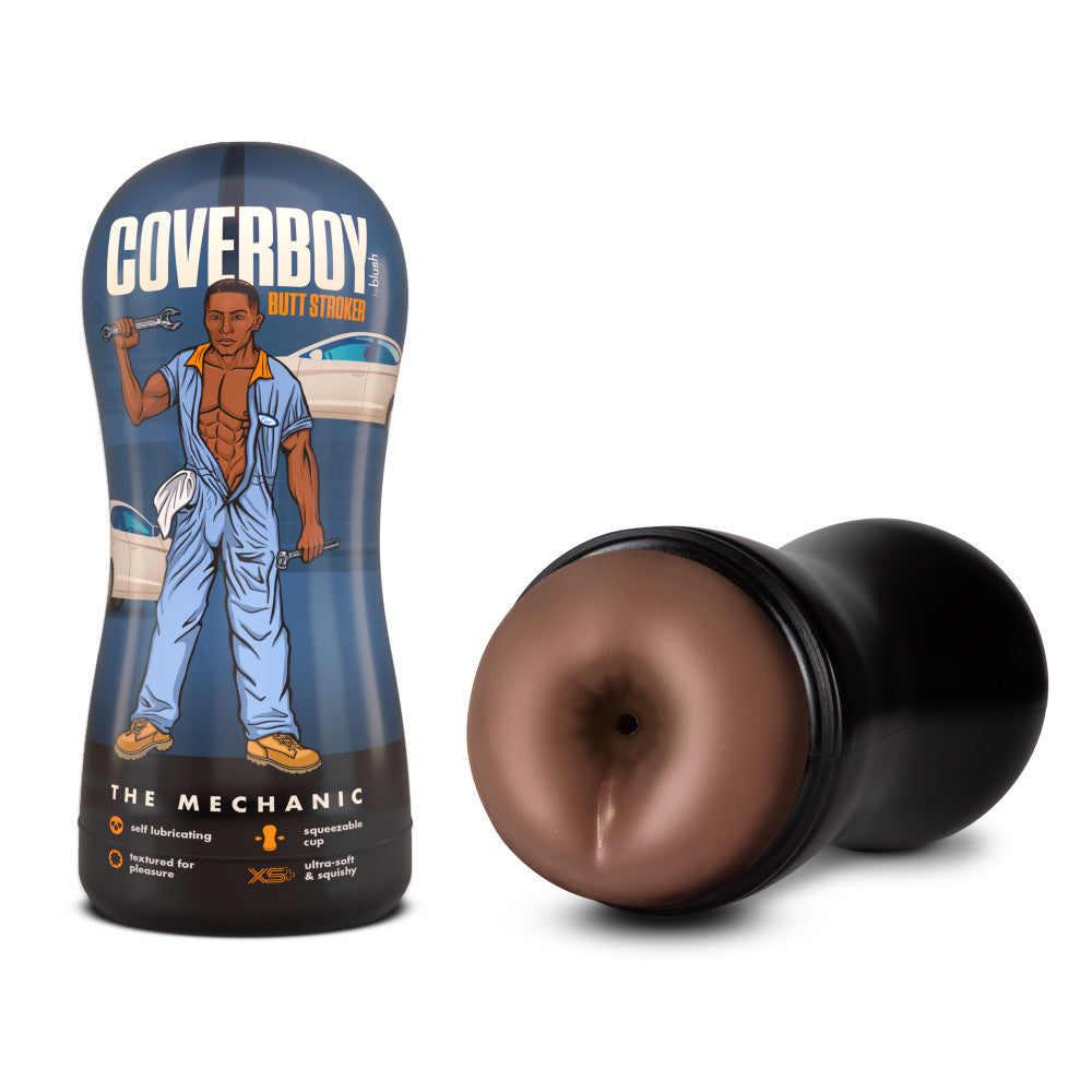 Coverboy By Blush® | The Mechanic Self Lubricating Realistic Brown Masturbator / Stroker、mySite、bottomscart