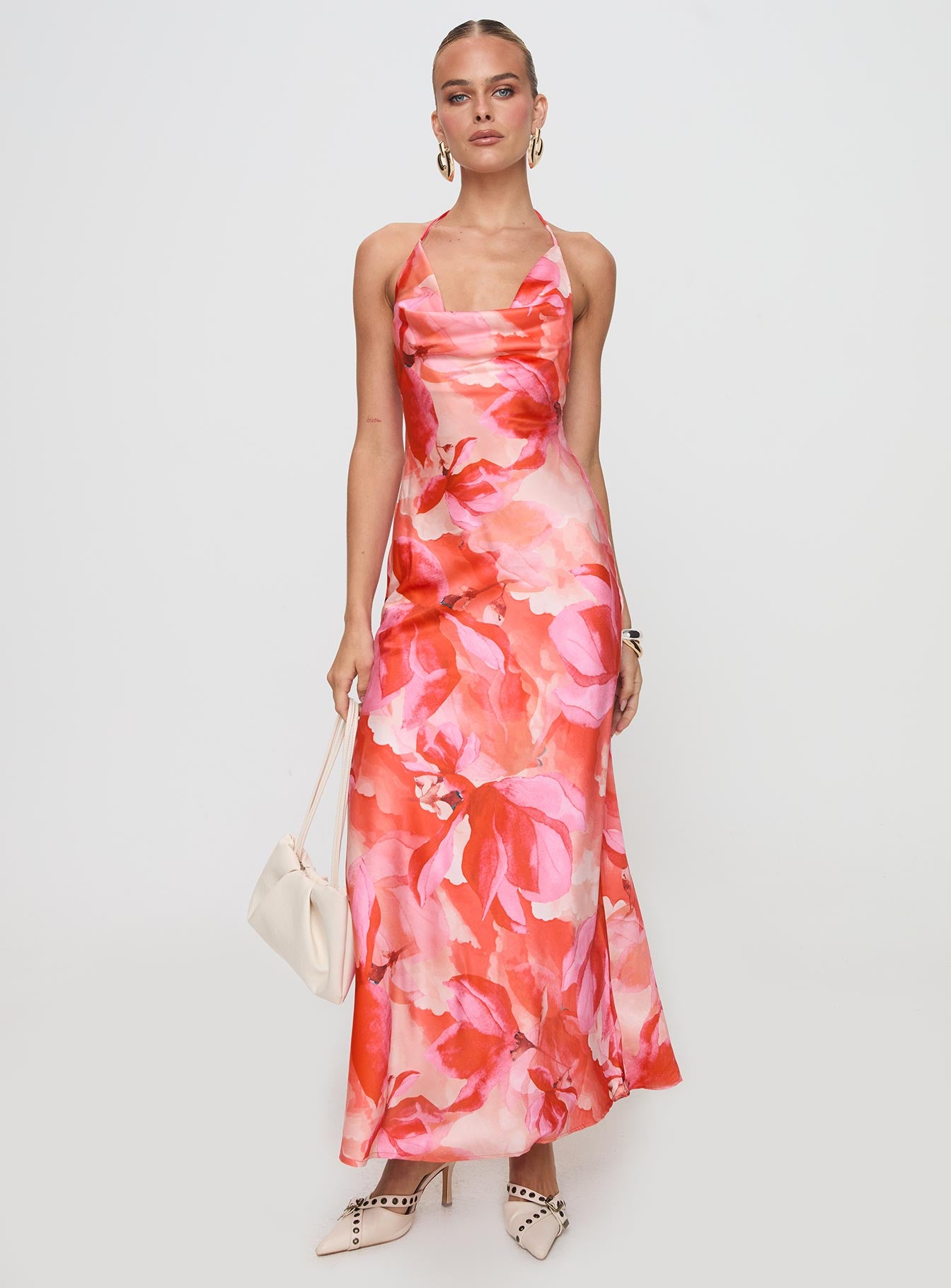 Simor Maxi Dress Red、mySite、solidvoid