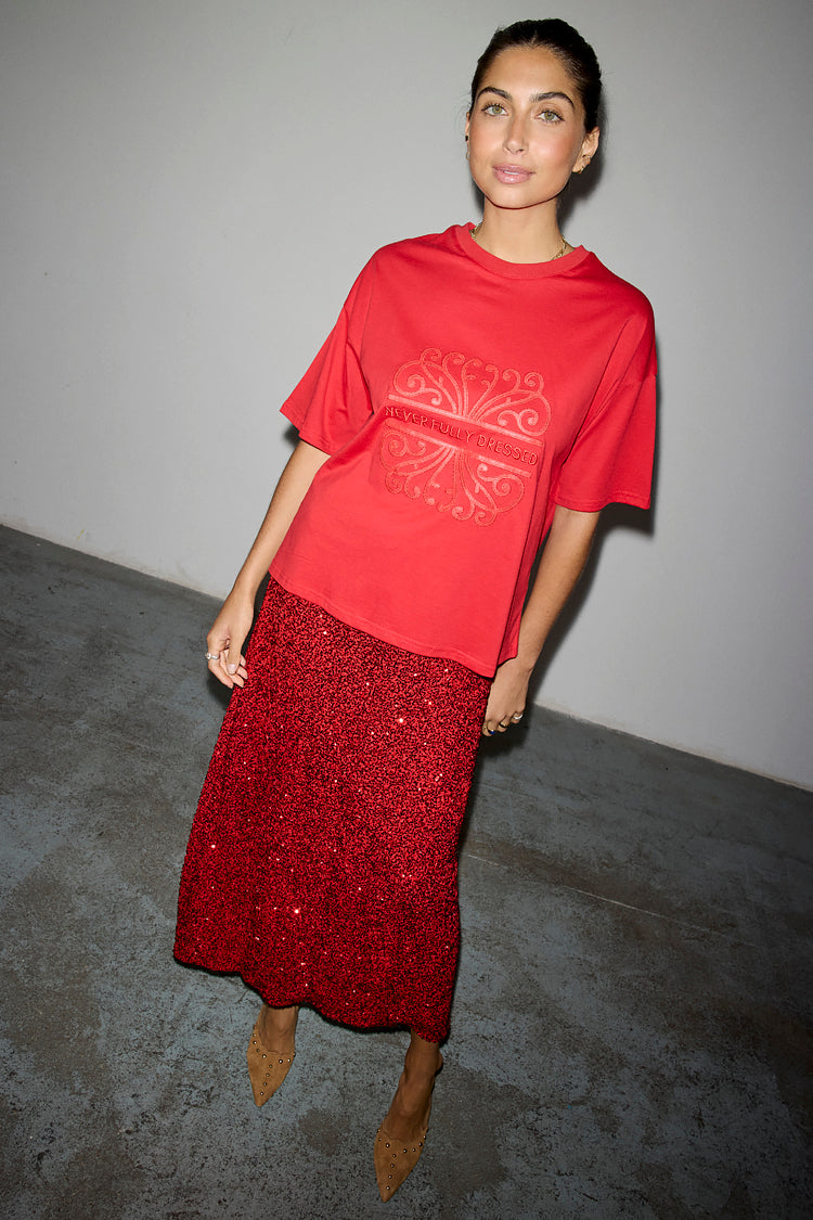 Red NFD T-shirt、mySite、solidvoid