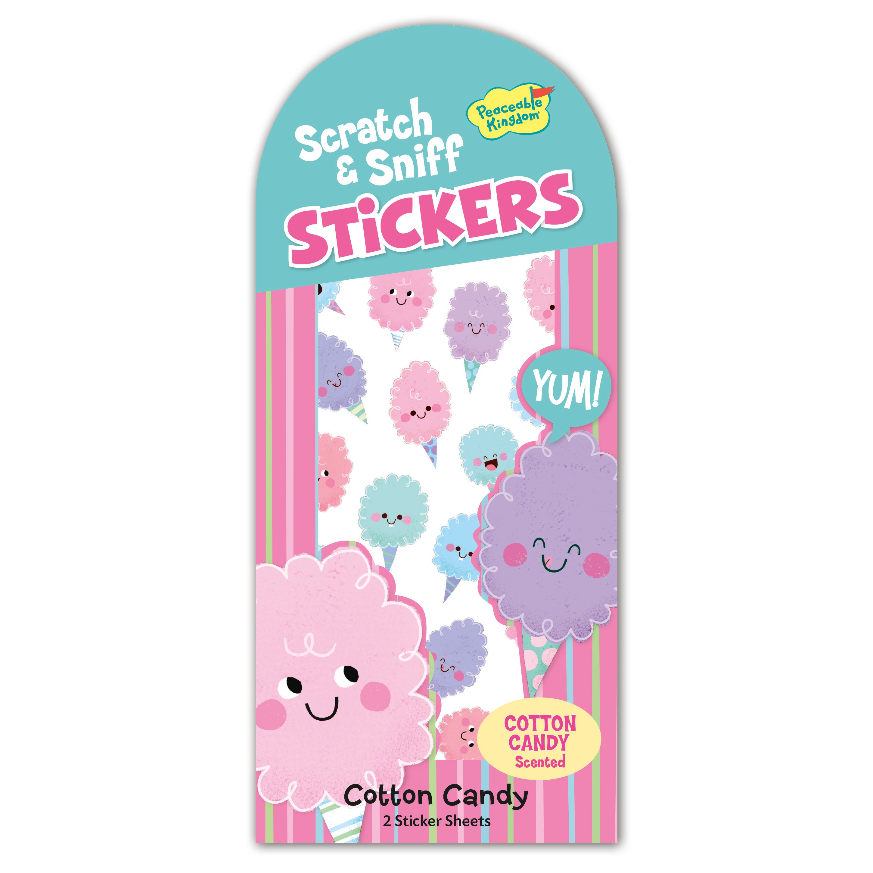  Cotton Candy Scratch & Sniff Stickers、mySite、ghnorth