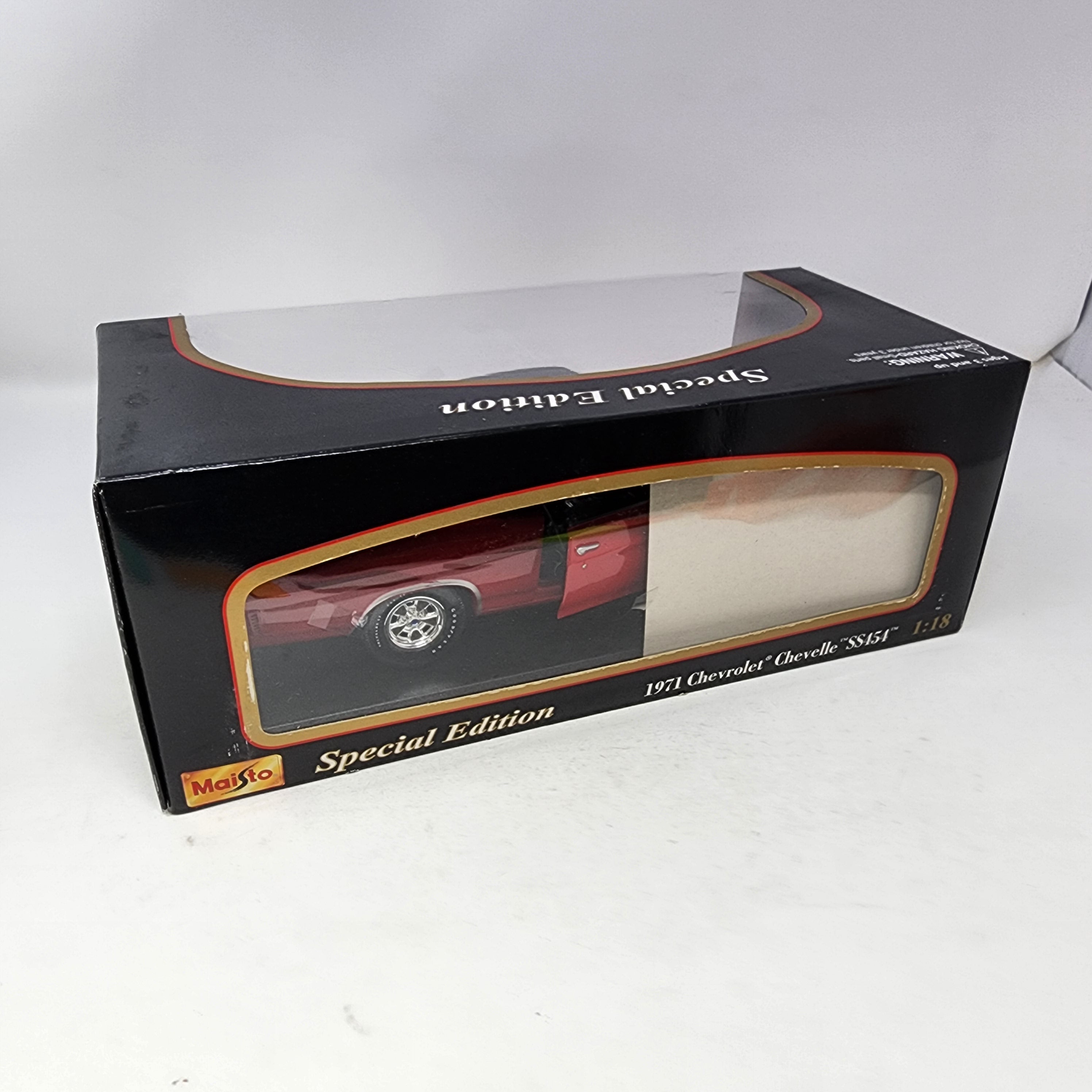 1971 Chevrolet Chevelle SS 454 * RED * Maisto Special Edition 1/18 Scale、mySite、hgirdovlk