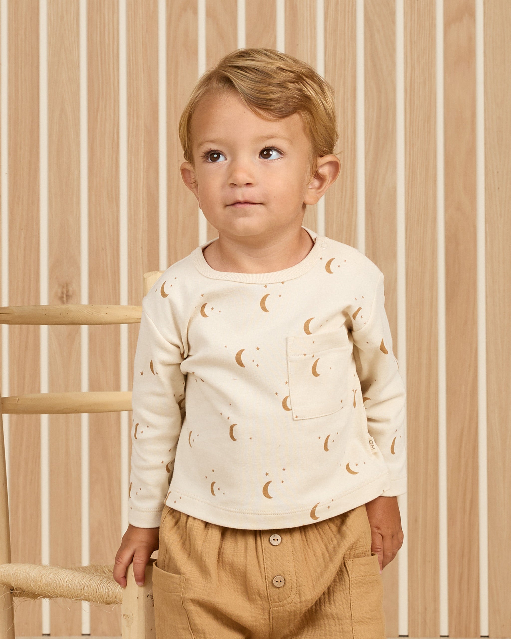  Long Sleeve Pocket Tee || Moons、mySite、layawaytickets