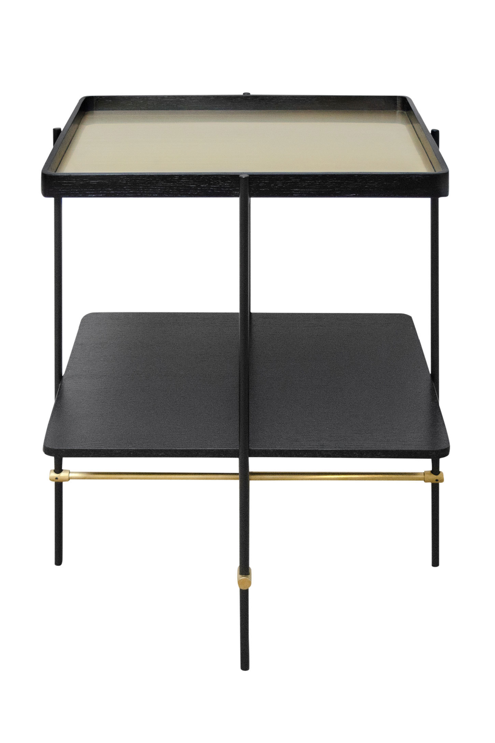 Black 2-Layer Occasional Table | Versmissen Highline、mySite、neckold