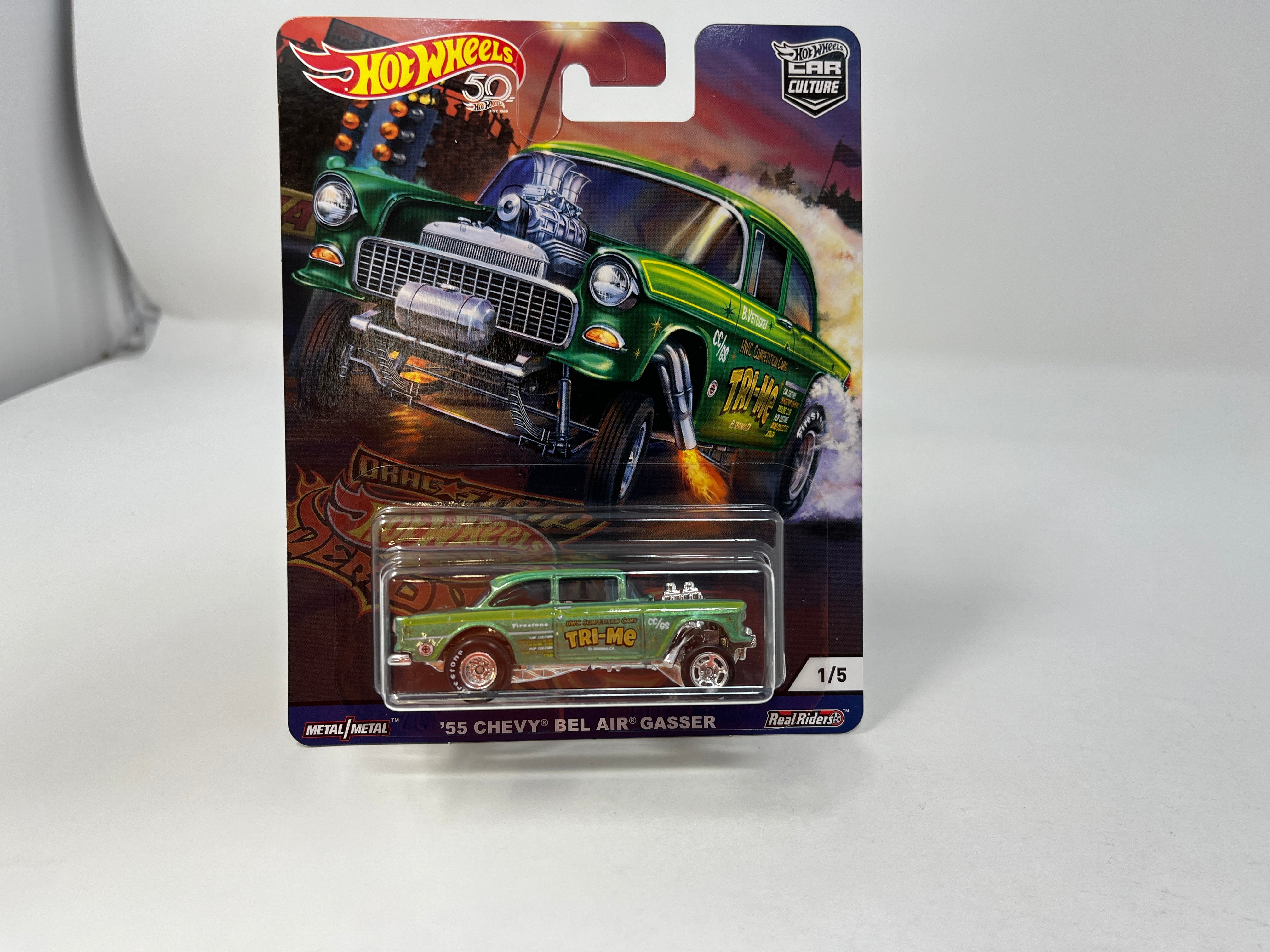 '55 Chevy Bel Air Gasser * Hot Wheels Car Cutlure Drag Strip Demons、mySite、hgirdovlk