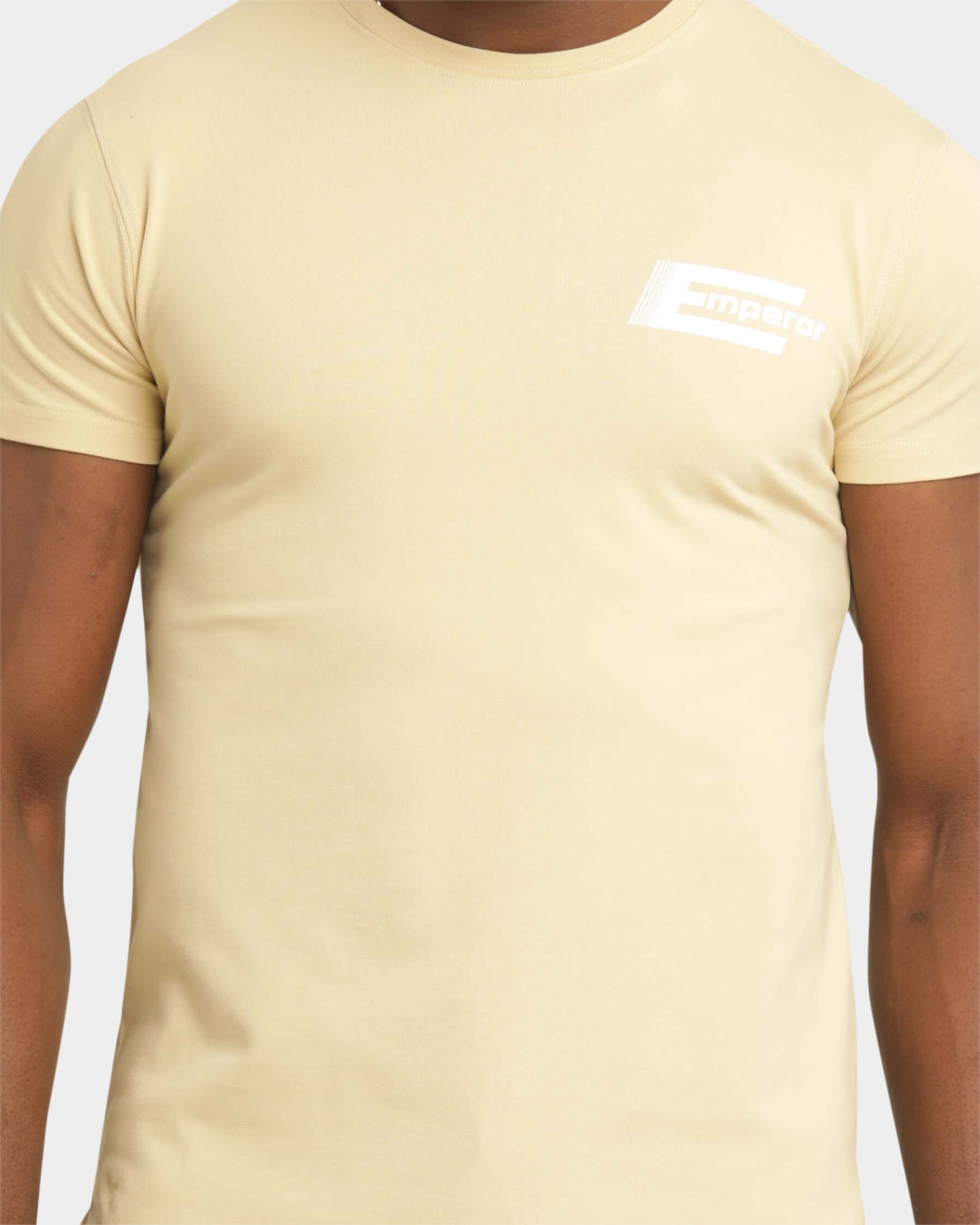 Emperor Apparel Distinction After Dark Short Sleeve T-Shirt Sand/White、mySite、zt4zffjzw