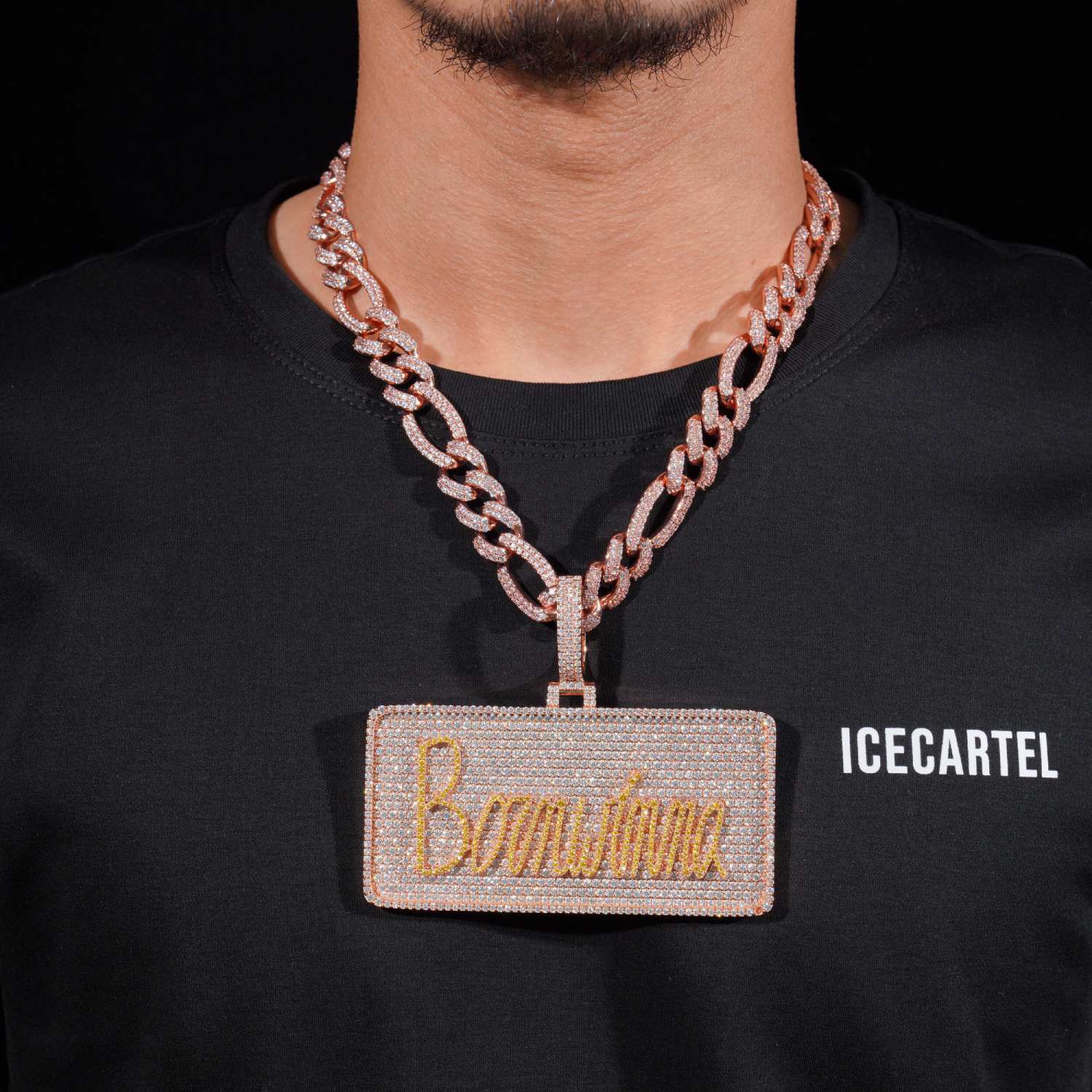 Born Winna Custom Moissanite Pendant 14K Gold、mySite、hinf8tx79