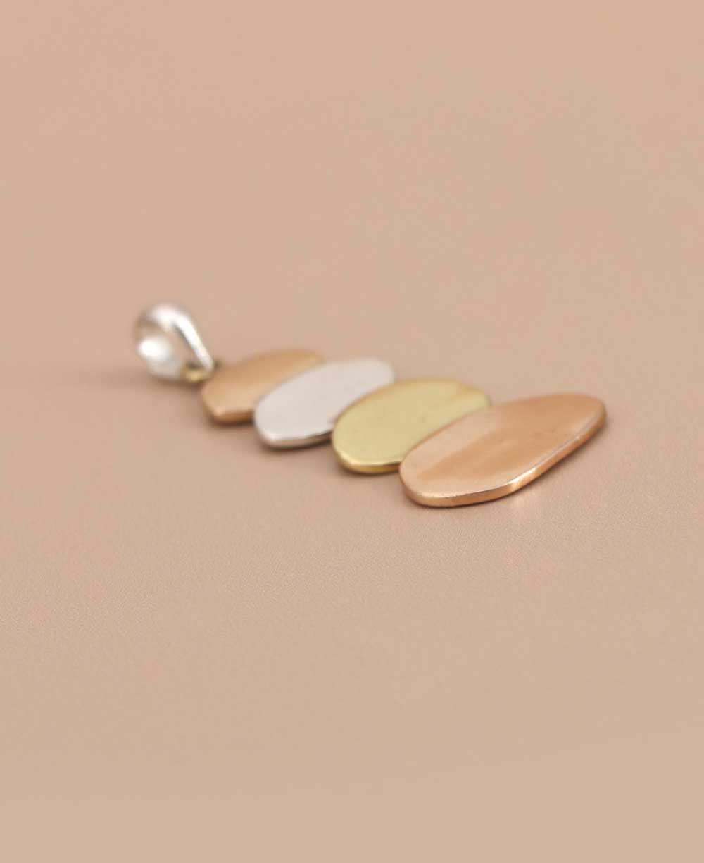 Mixed Metal Cairn Pendant: A Symbol of Guidance and Balance、mySite、topwebapps