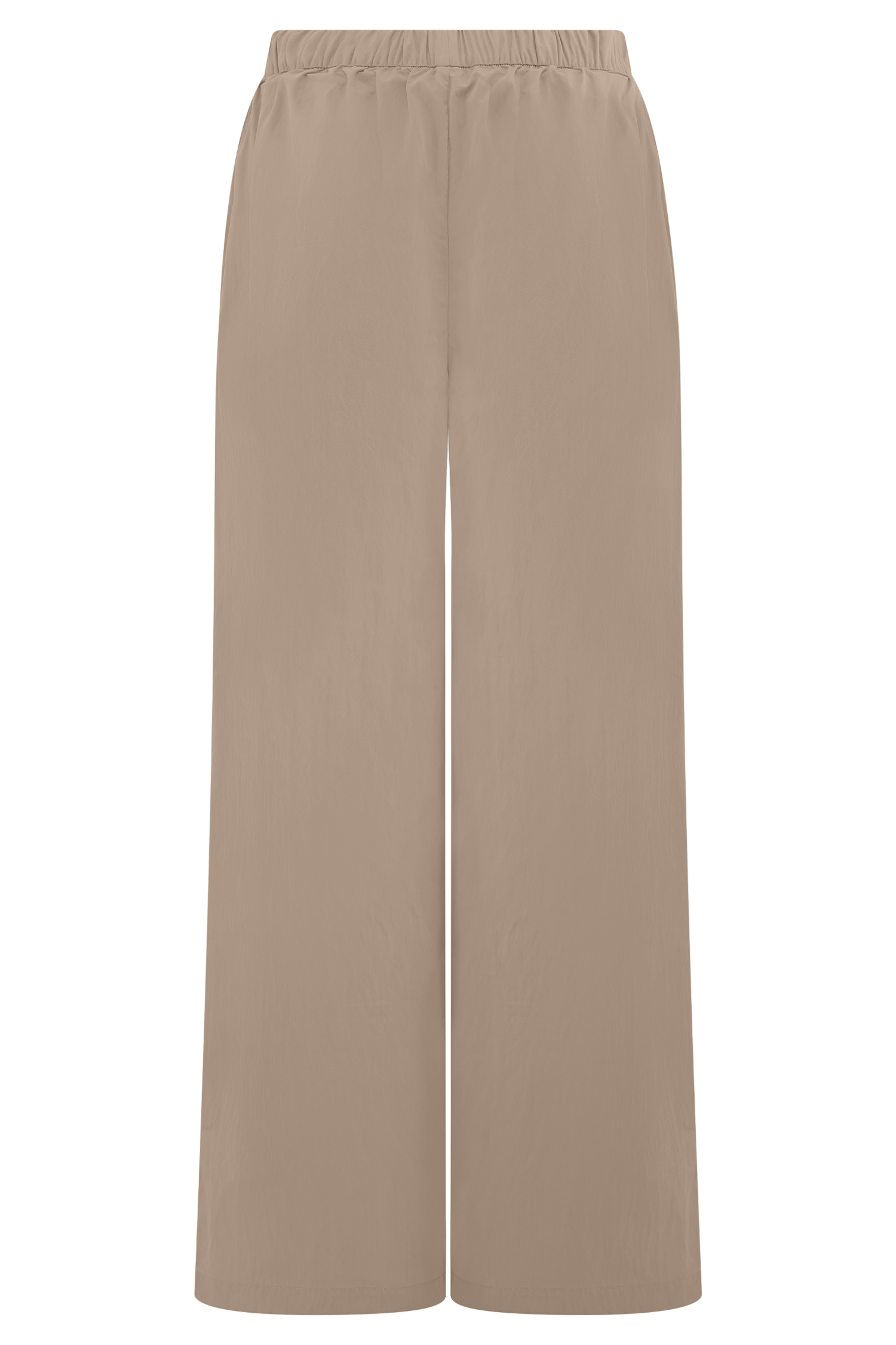 Campbell Cotton Wide Leg Pants - Sand、mySite、solidvoid
