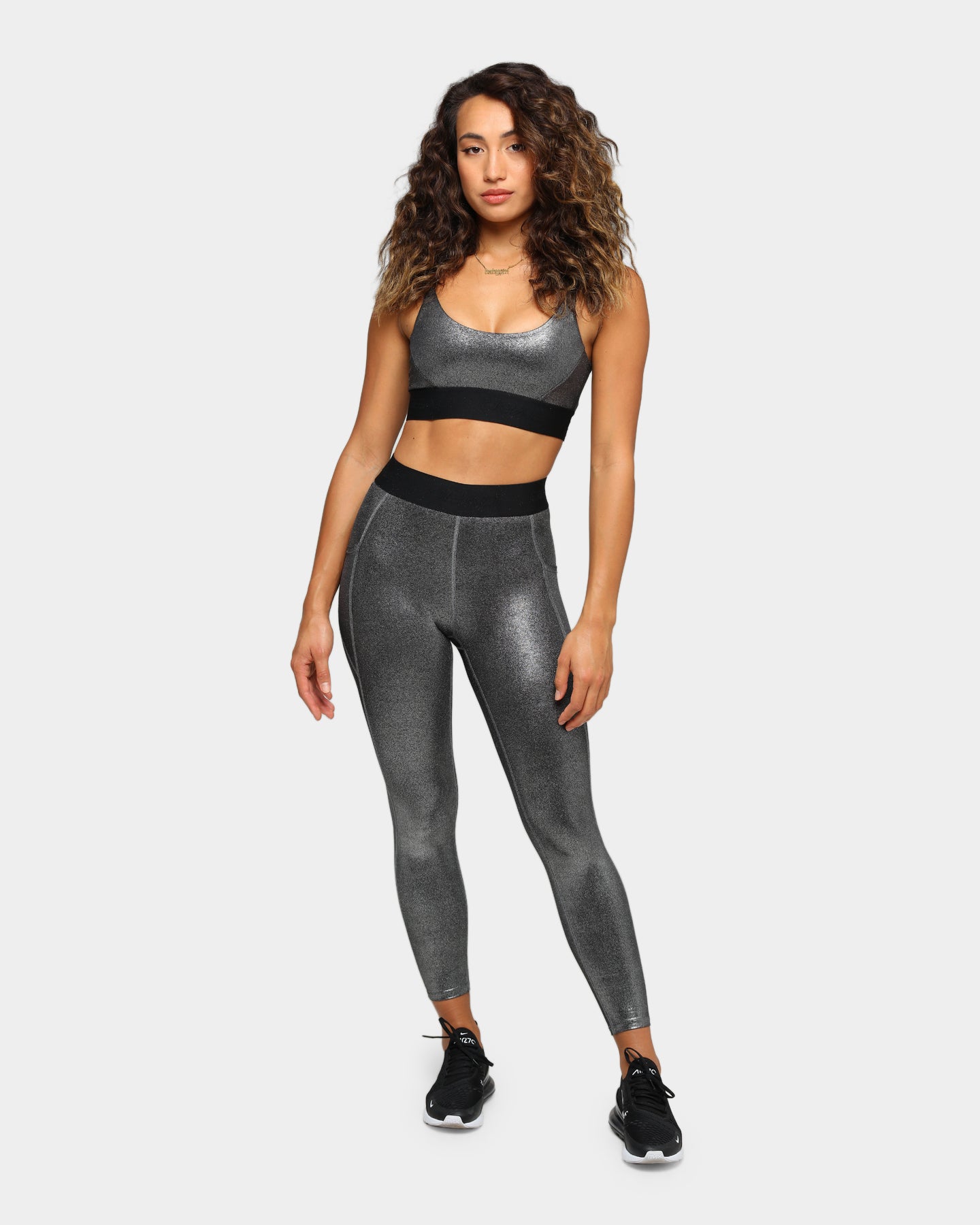 Dead Sport Women's Phantom Crop Silver/Black/Metallic、mySite、zt4zffjzw