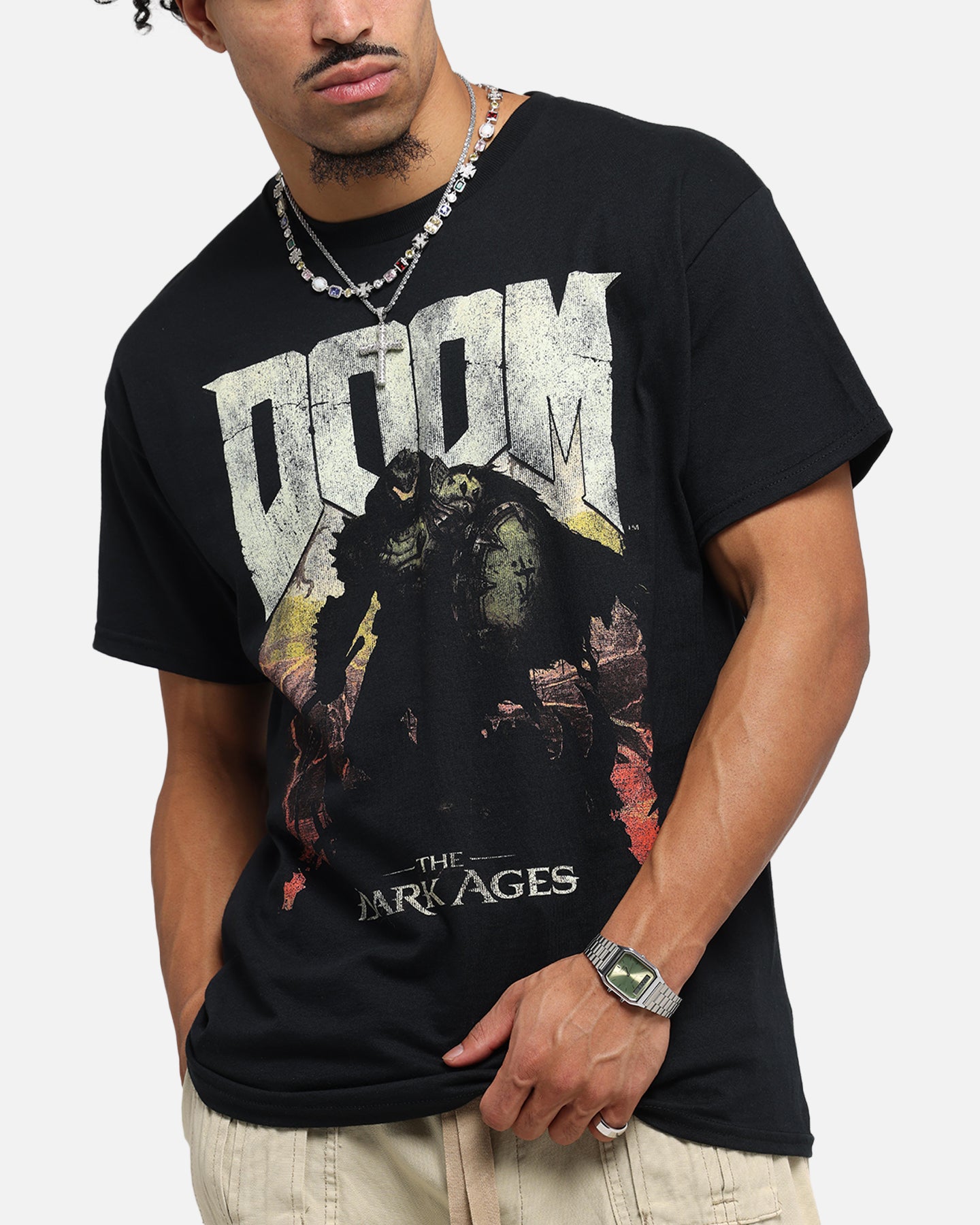 73 Studio X Doom Dark Ages T-Shirt Black、mySite、zt4zffjzw
