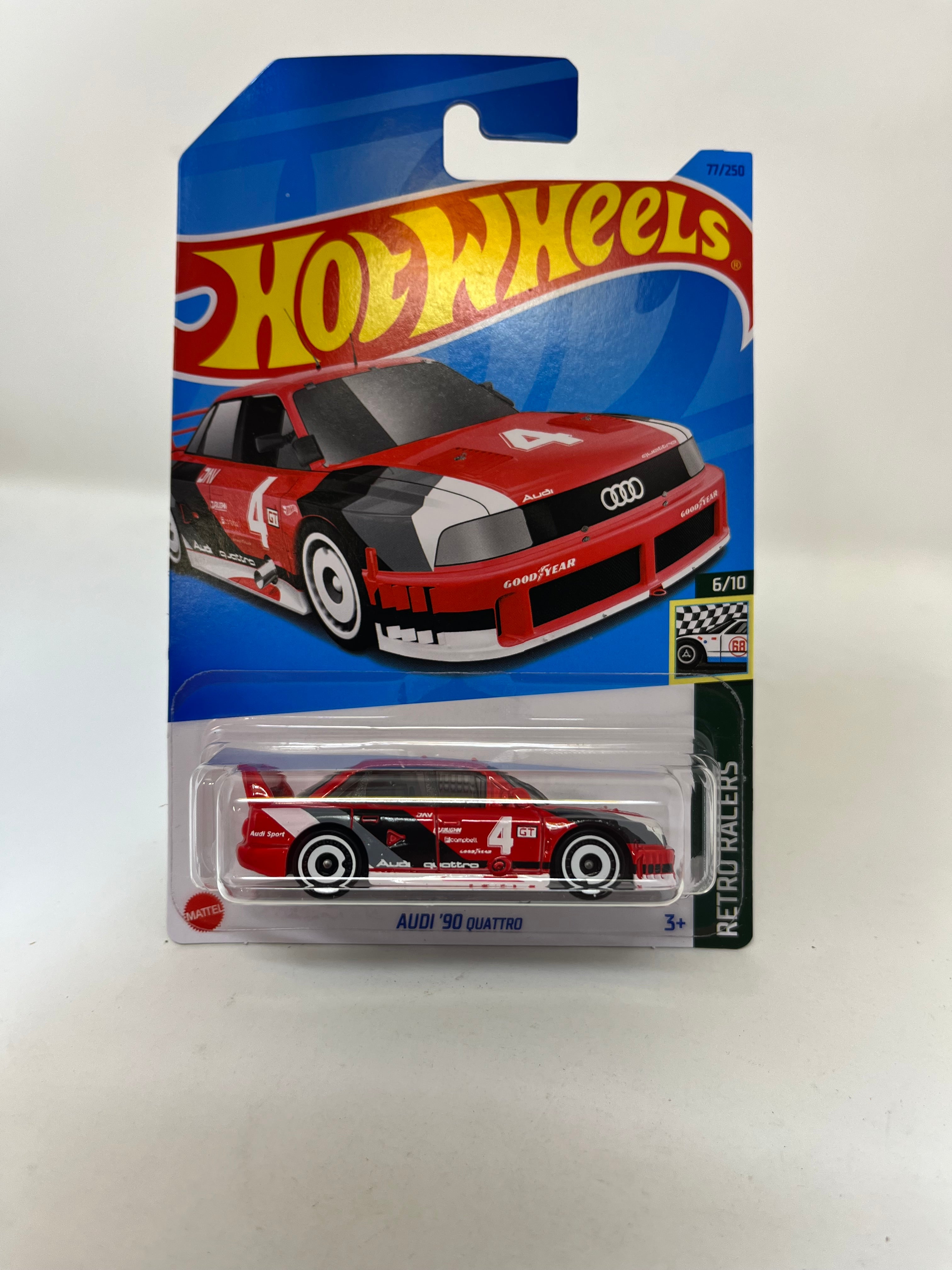 Audi '90 Quattro #77 * RED * 2024 Hot Wheels Basic Case A、mySite、hgirdovlk