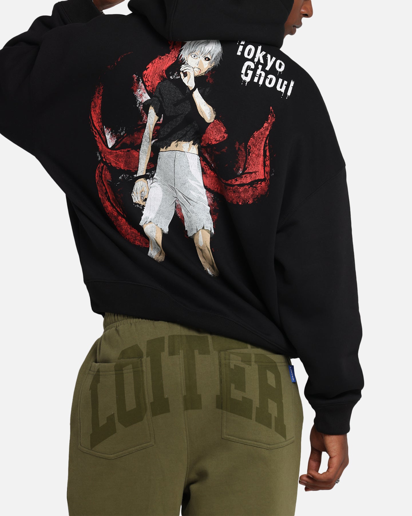 Goat Crew X Tokyo Ghoul Kaneki Premium Hoodie Black、mySite、zt4zffjzw