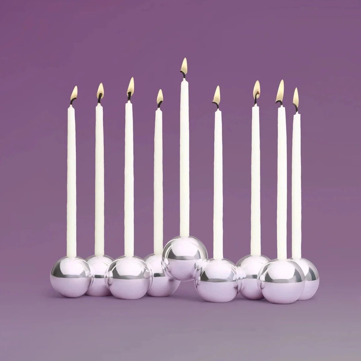 Silver Aluminum Bubble Menorah、mySite、topwebapps