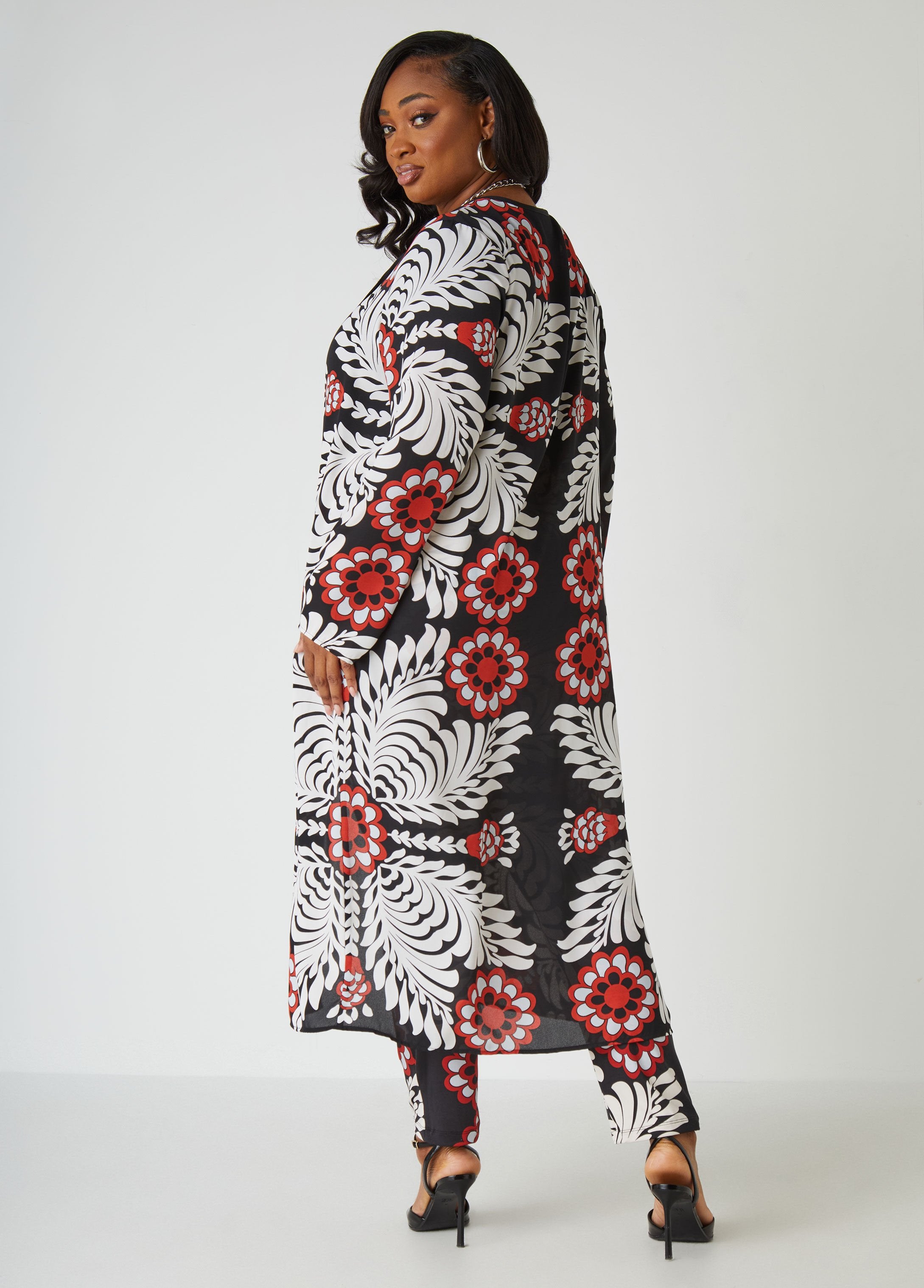 Floral Open Front Duster、mySite、bengalsvssteelers