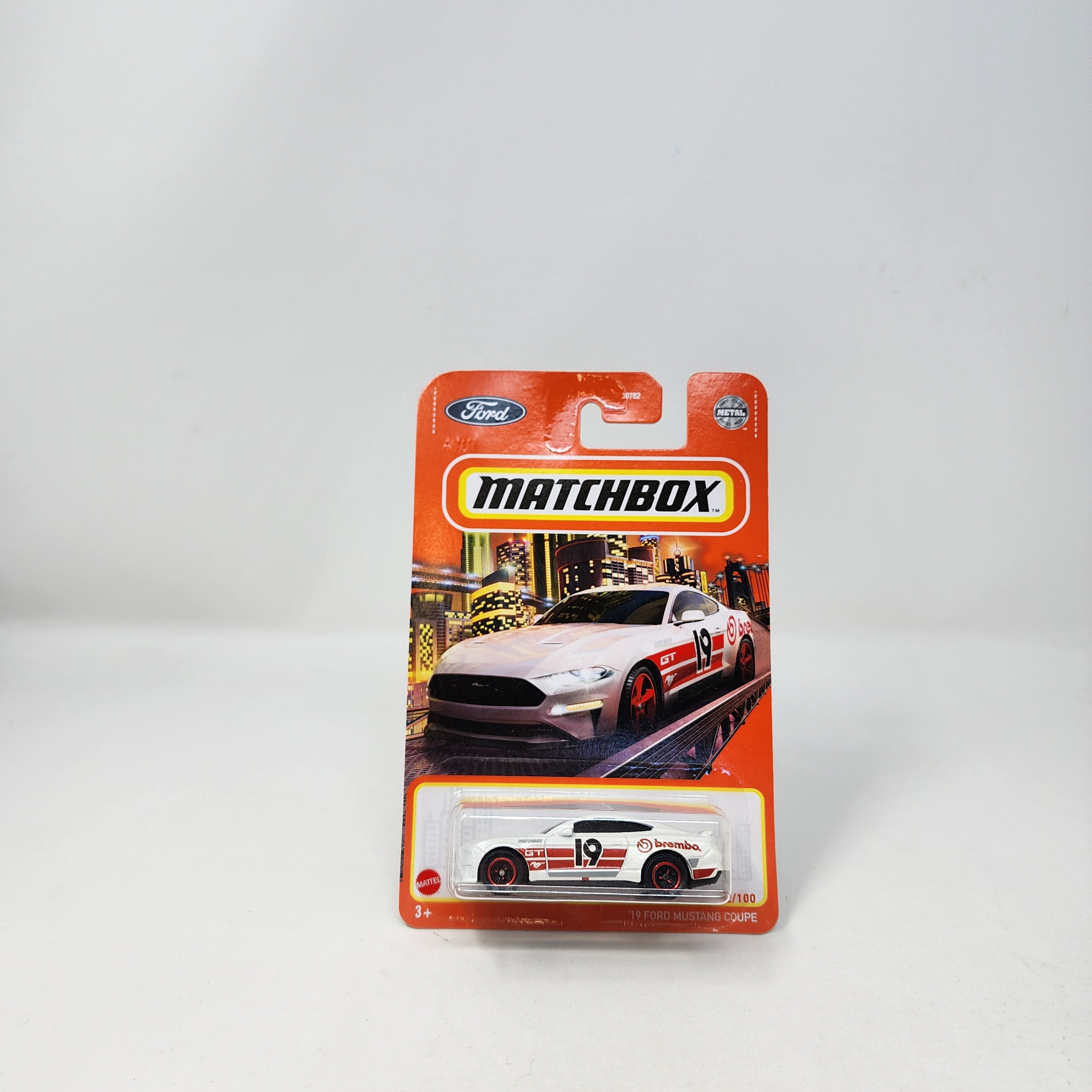 '19 Ford Mustang Coupe * WHITE * Matchbox Basic、mySite、hgirdovlk