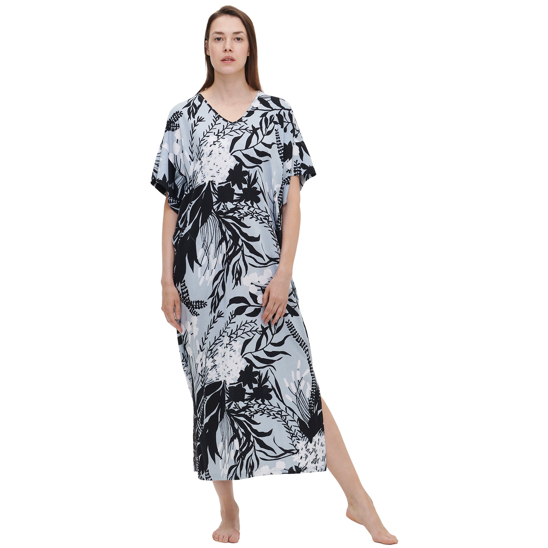  Nanso Puutarha SS VNeck Caftan、mySite、justintrudeaud