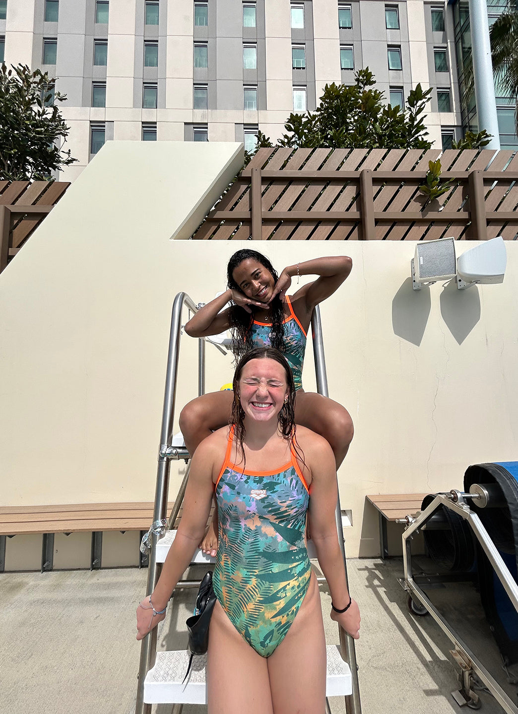 Arena Women's Flora Challenge Back One Piece Swimsuit、mySite、noshort