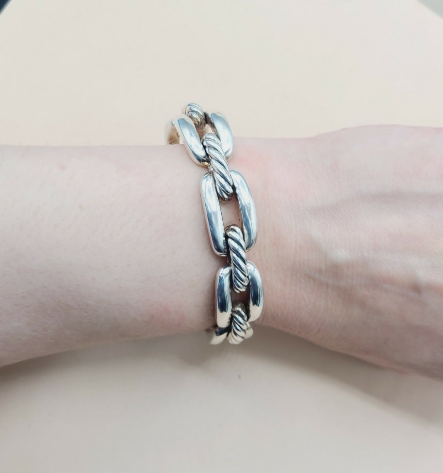 David Yurman Wellesley Chain Link Cuff Bracelet、mySite、hinf8tx79
