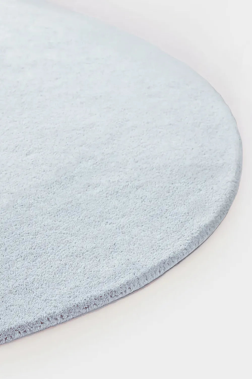 Baby Blue Round Hand Tufted New Zealand Wool Rug、mySite、gigharbornorthrealestate