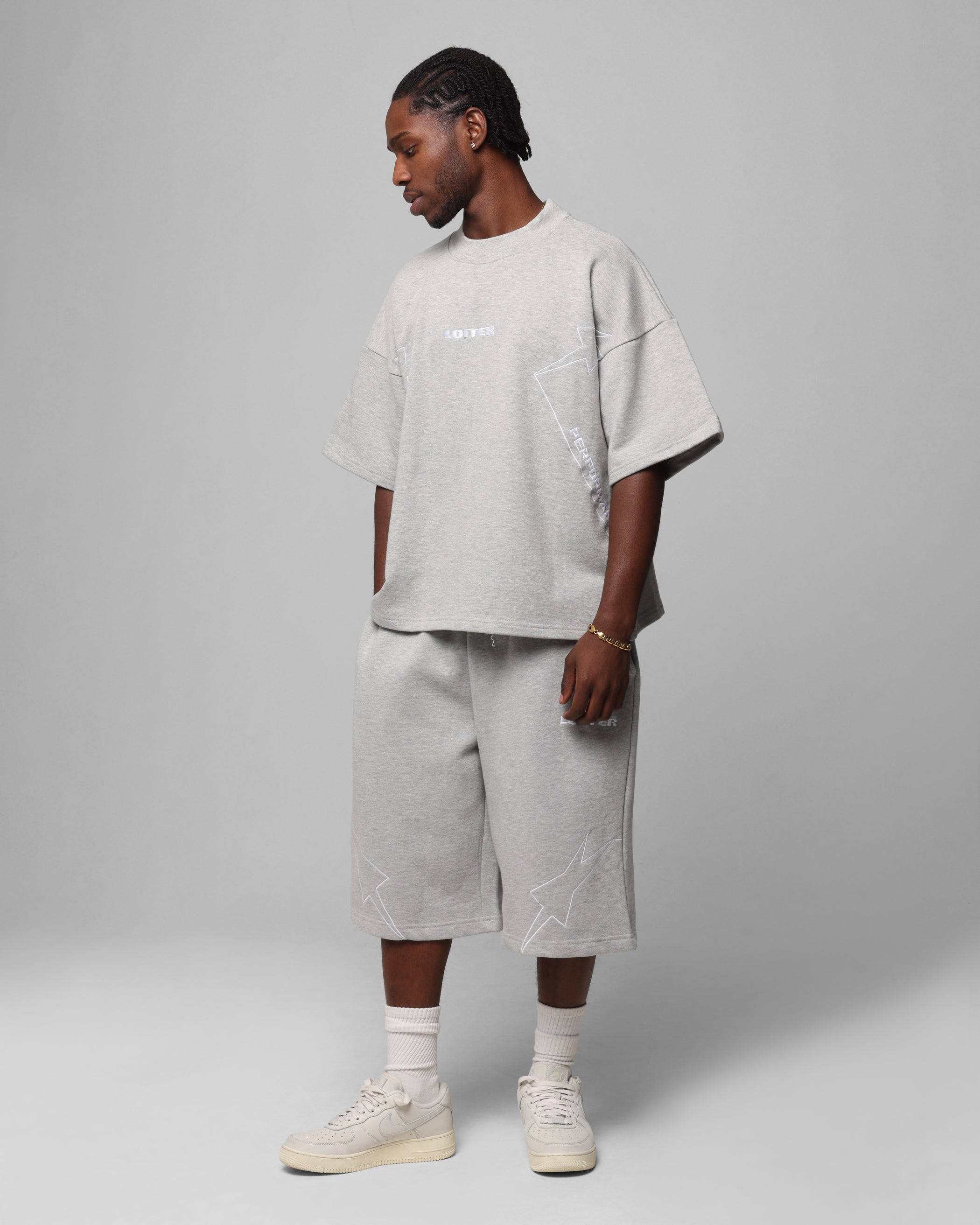 Loiter Dark Performance T-Shirt Grey、mySite、zt4zffjzw