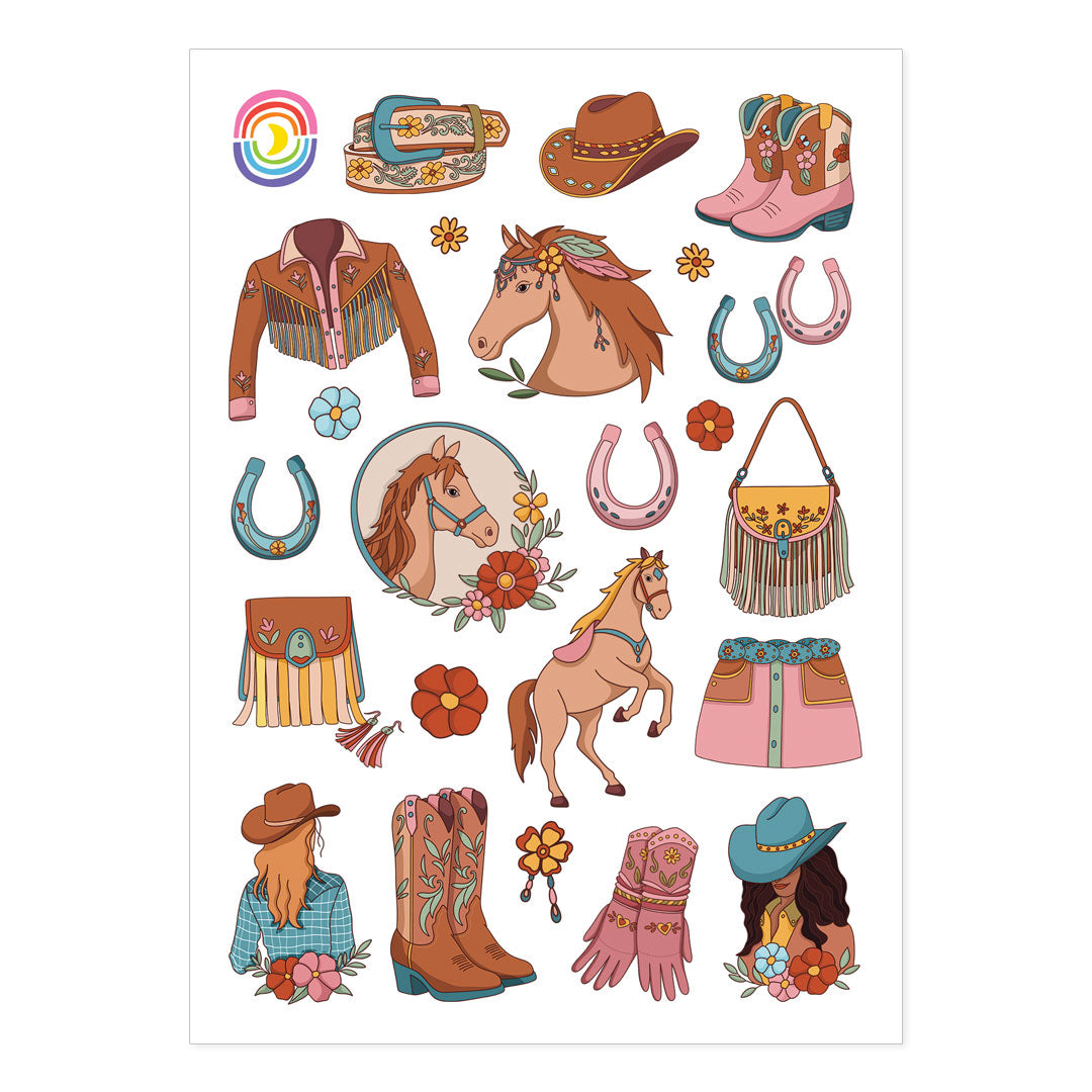  Jillaroo A6 Sticker Sheet、mySite、ghnorth