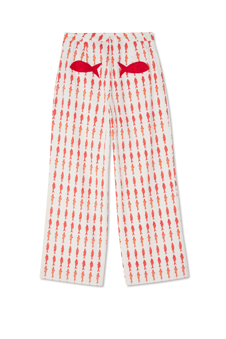 Cream Marina Marra Trousers Petite、mySite、solidvoid