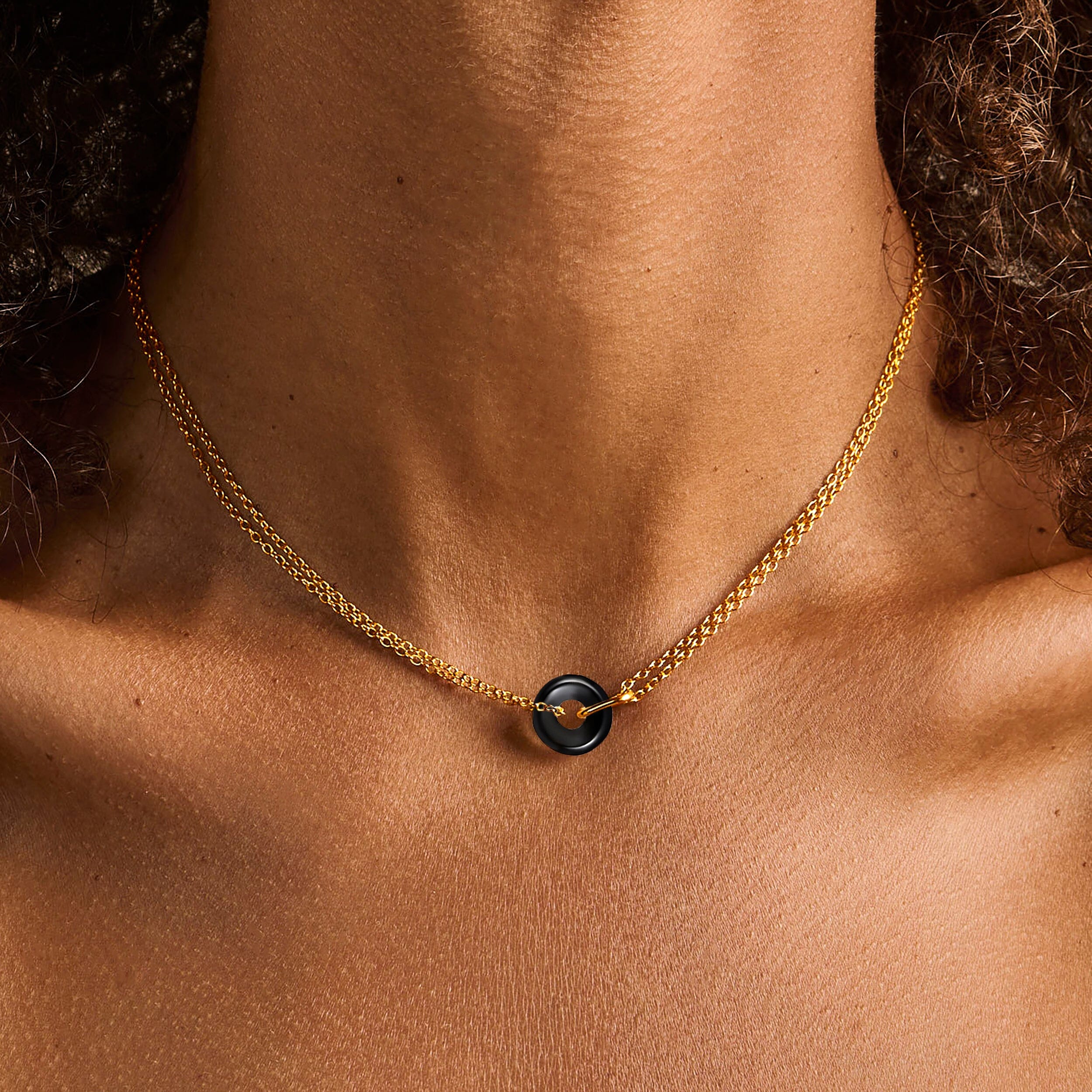 Black Obsidian Necklace - Oura、mySite、hinf8tx79