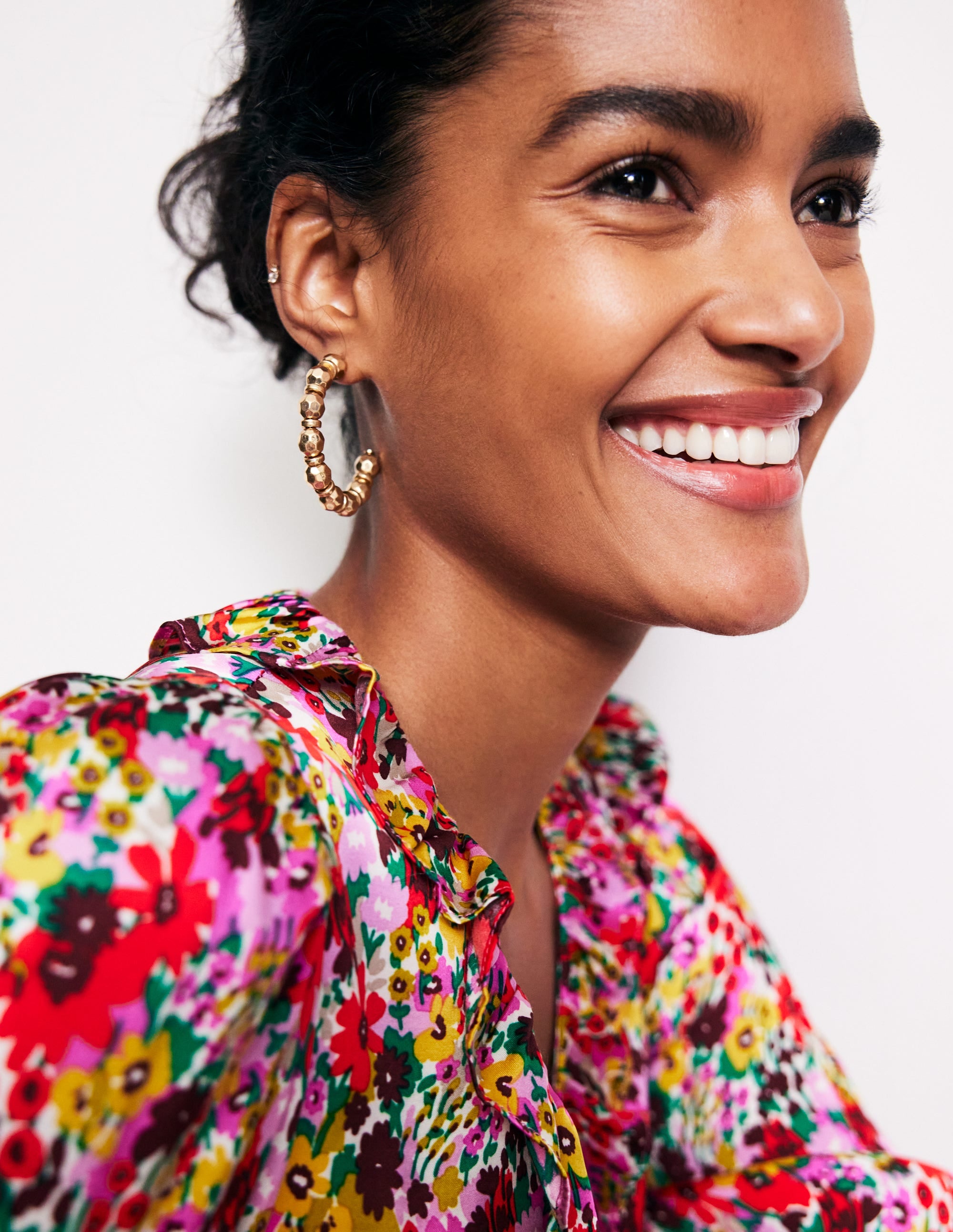  Ball Hoop Earrings-Gold、mySite、ashleygrahame