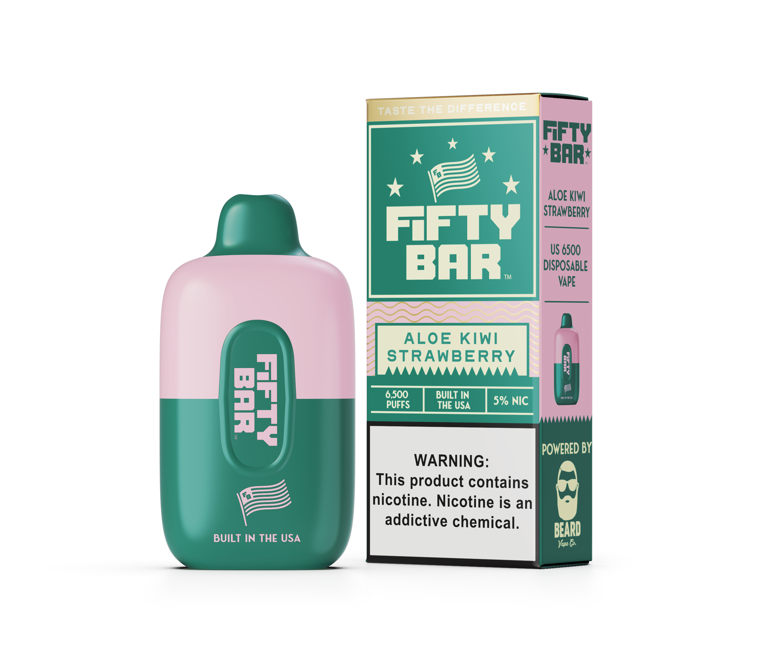 Fifty Bar 6500 Puff Rechargeable Vape Disposable 16mL、mySite、zt4zffjzw