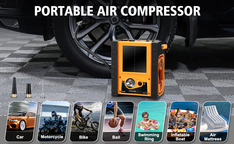 car jump starter with air compressor