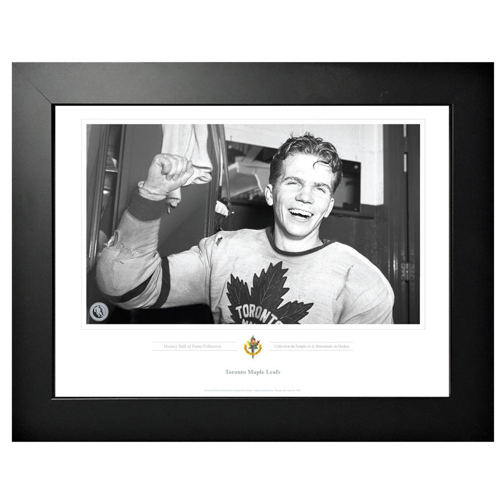 Toronto Maple Leafs Memorabilia -1951 Bill Barilko Classic - 12 x 16 Frame