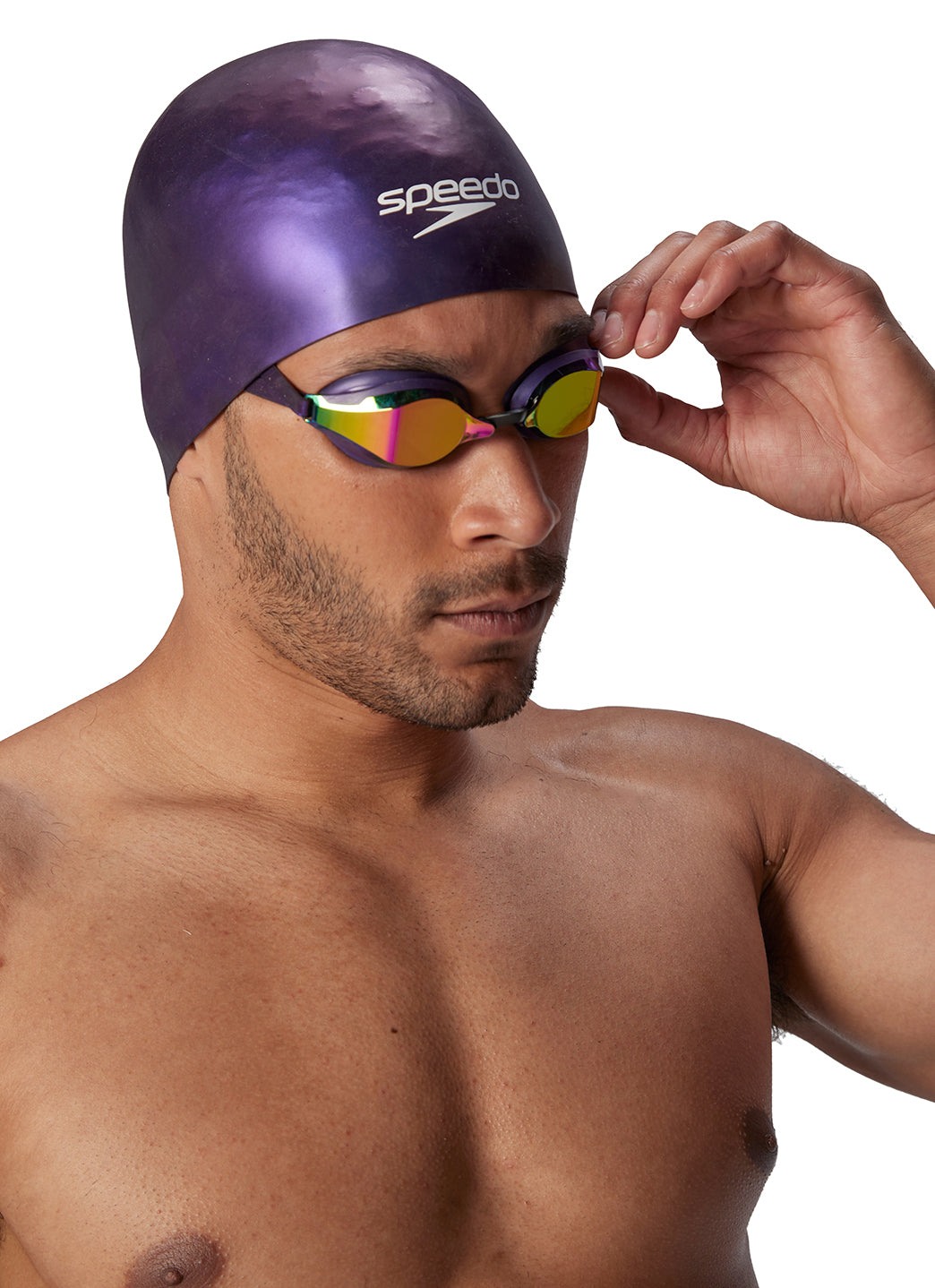Speedo Fastskin Hiro Silicone Swim Cap、mySite、noshort