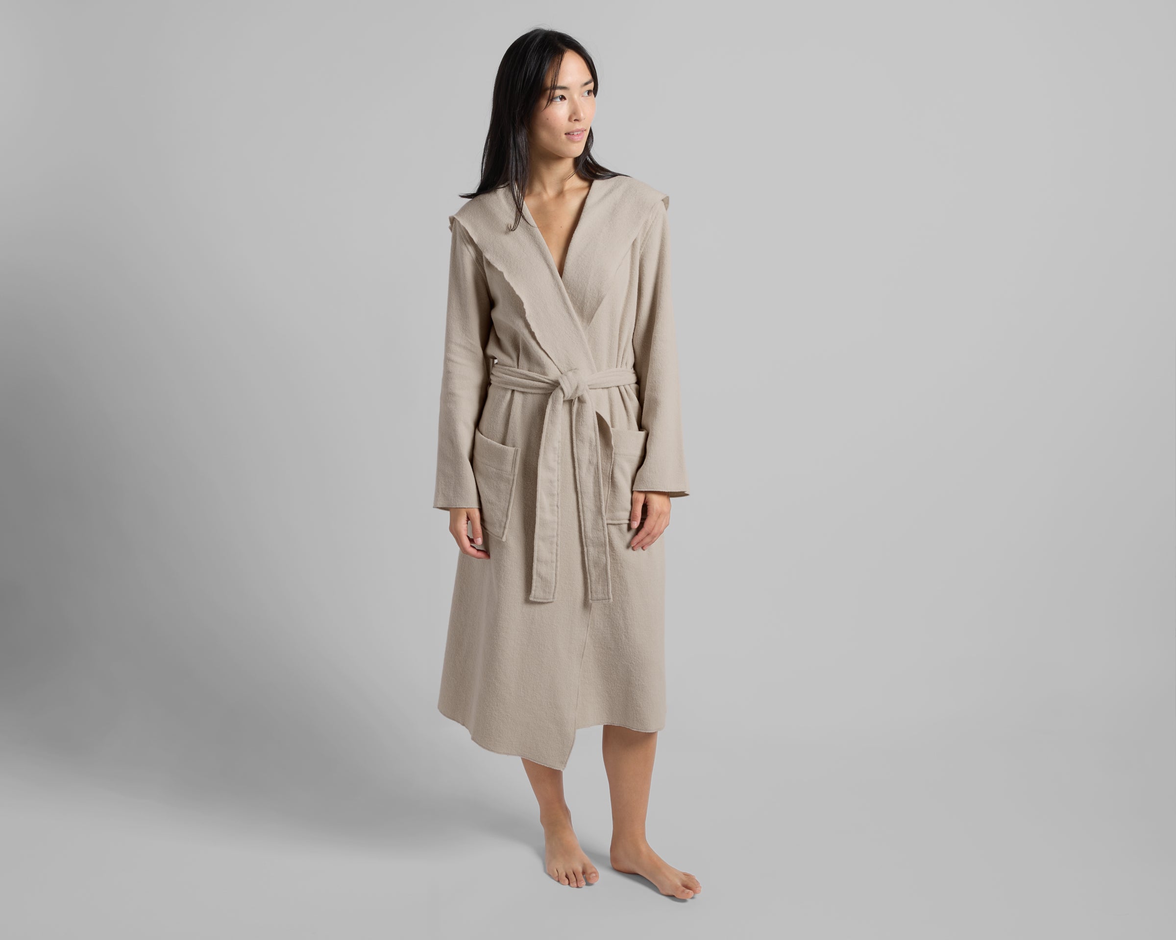 Hooded Light Terry Robe (Bone)、mySite、sugarbowlscore